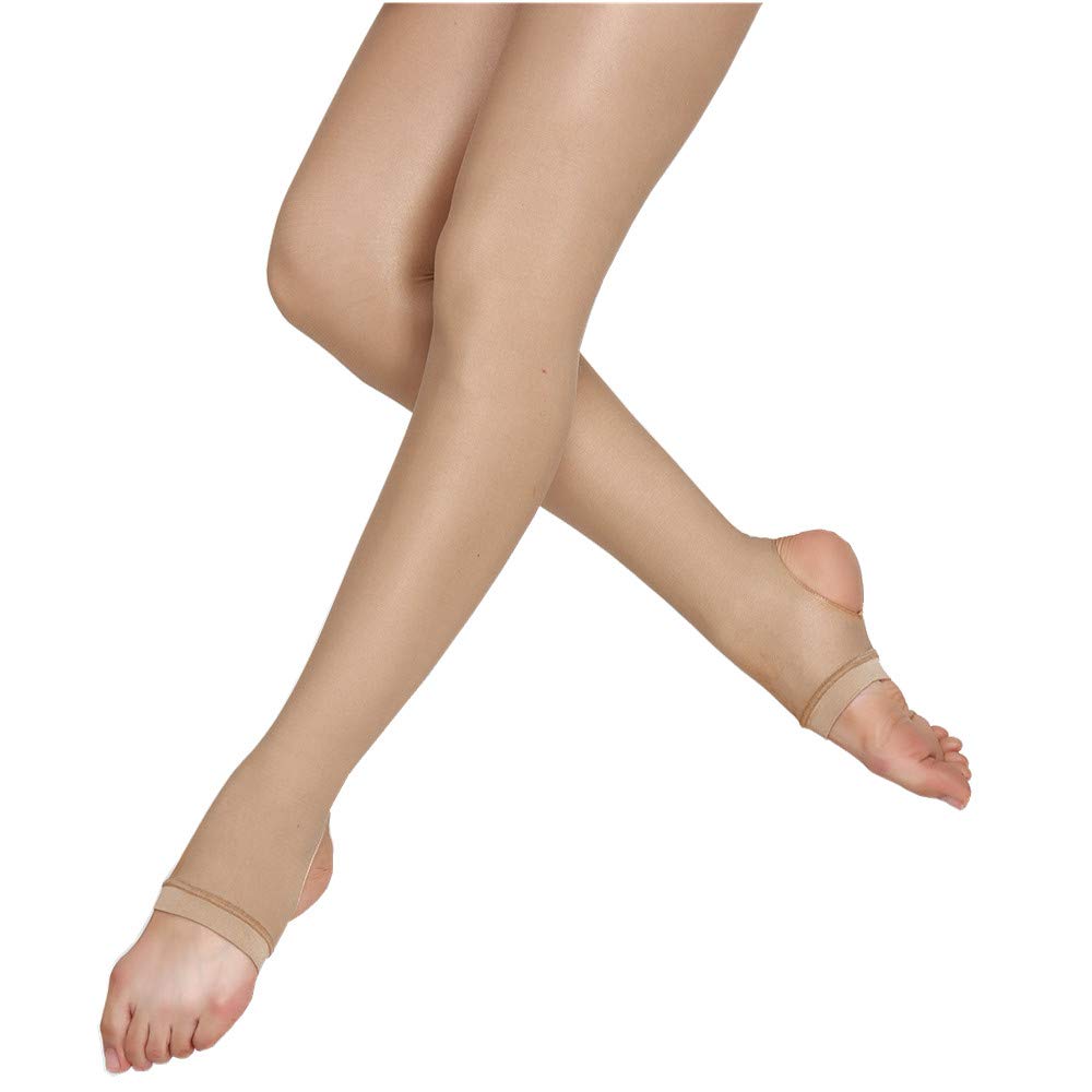 Ultra Sheer Pantyhose Tights for Women & Girls - Nylon Ballet Dance Stockings with Shimmer Finish | Perfect for Ballet, Dance Performance, Everyday Wear and Special Occasions
