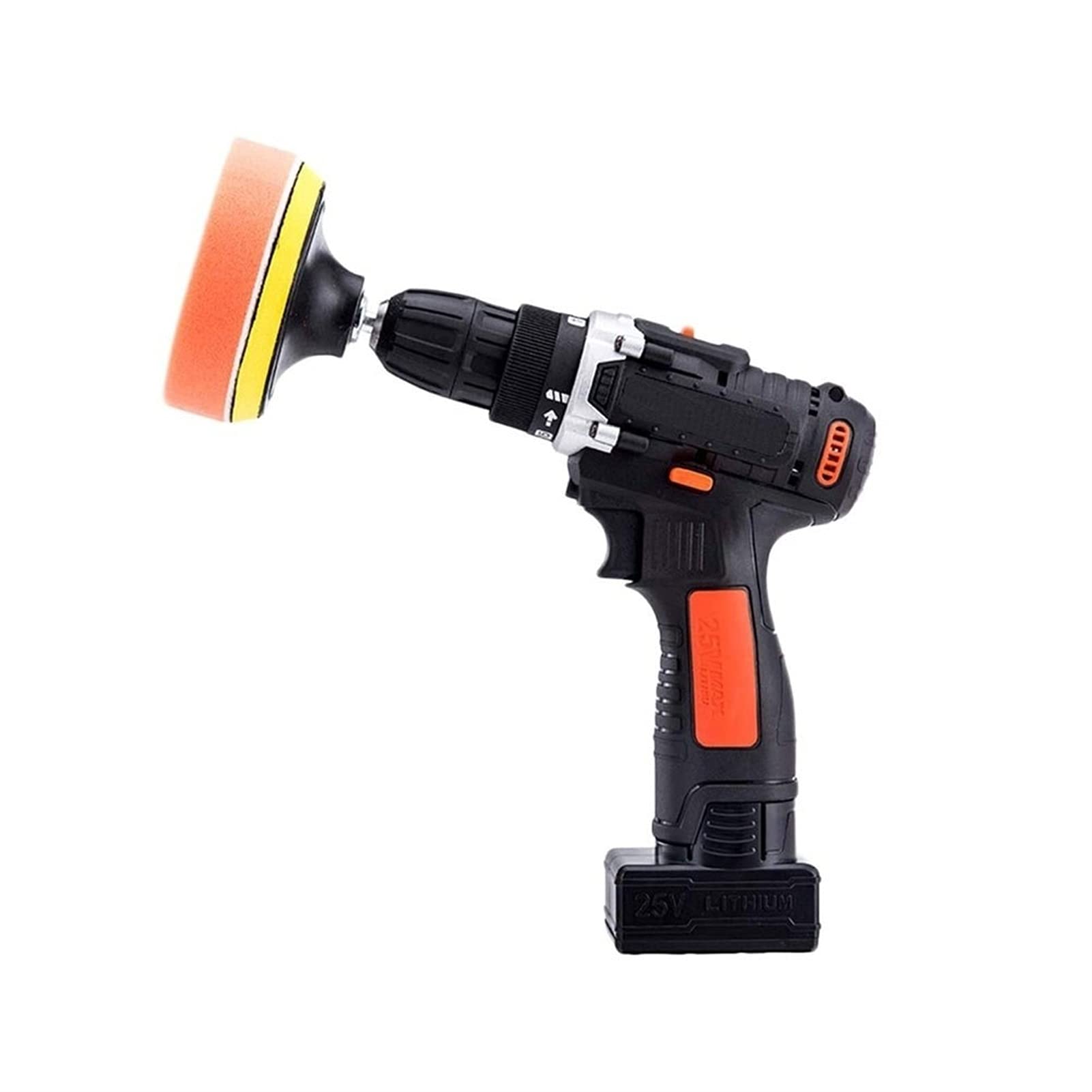 12V/120W Random Orbit Car Buffer Polisher with Handle & Variable Speed - LON Car Waxing & Polishing Kit for Auto Detailing, Paint Correction & Ceramic Coating Application (Perfect for Cars, Boats & Motorcycles)
