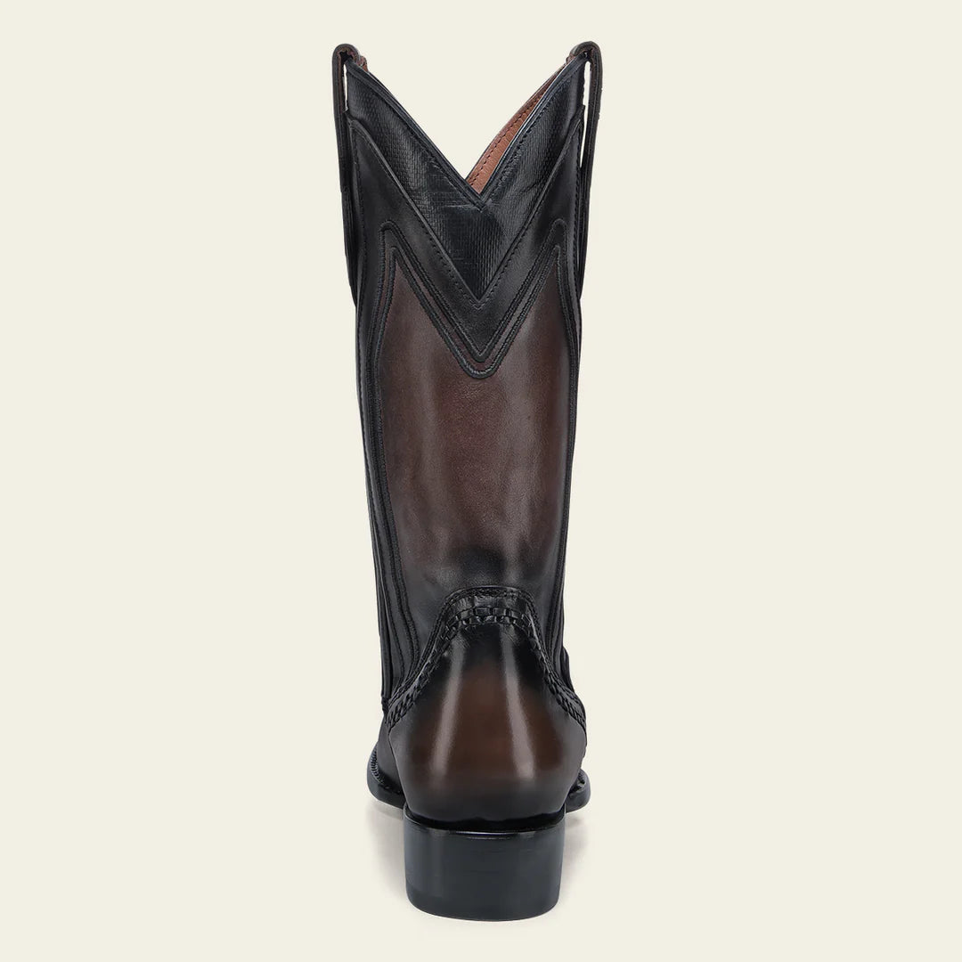 1B2TRS Men's Cuadra Chocolate Brown Cowhide Leather Cowboy Boots - Stylish & Durable for Western Wear, Rodeo, and Country Fashion