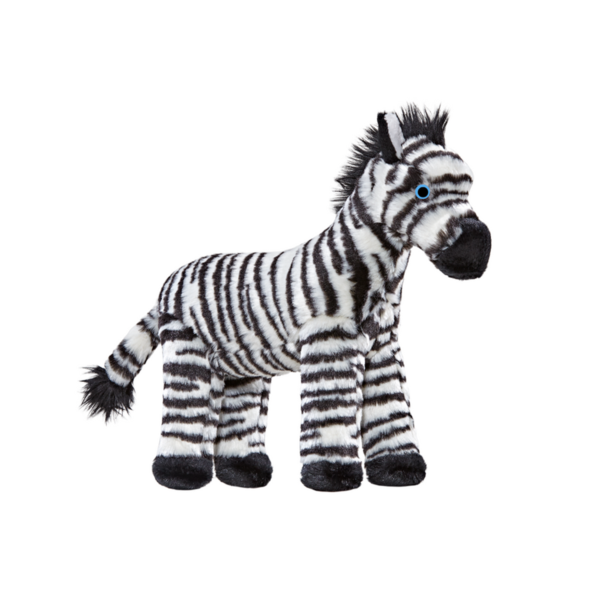 Fluff & Tuff Bobby Zebra Dog Toy - Durable & Cute Plush Chew Toy for Small & Medium Dogs - Perfect for Indoor Play, Fetch, and Cuddling