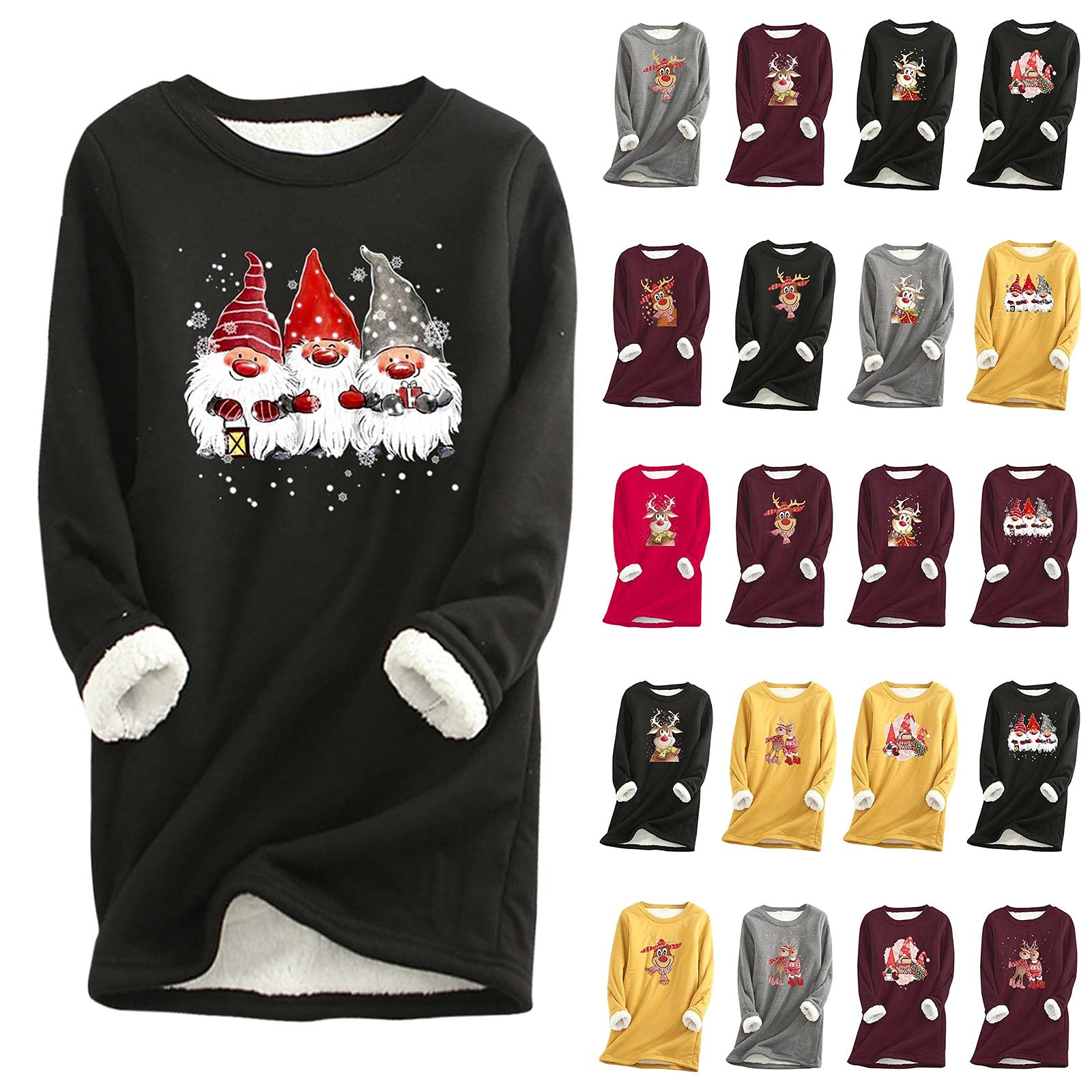 2021 Women's Christmas Sweaters - Cozy Cashmere Thermal Sweatshirt for Women | Cute Holiday Pullover for Winter, Christmas Party & Family Gatherings