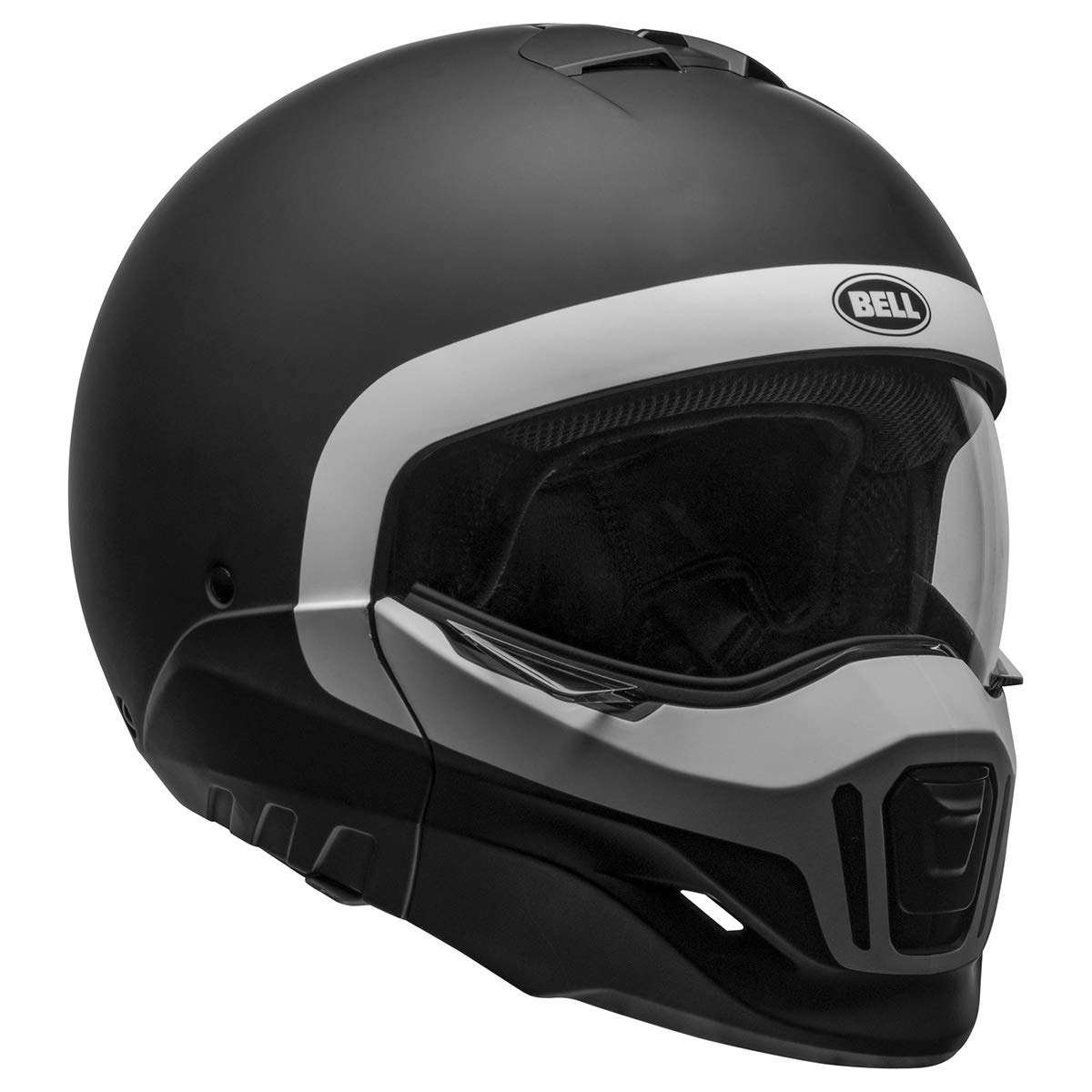 BELL Broozer Helmet - Cranium Matte Black/White - Medium Size - Lightweight & Durable Bike Helmet for Adults - Perfect for Cycling, Mountain Biking & Outdoor Sports