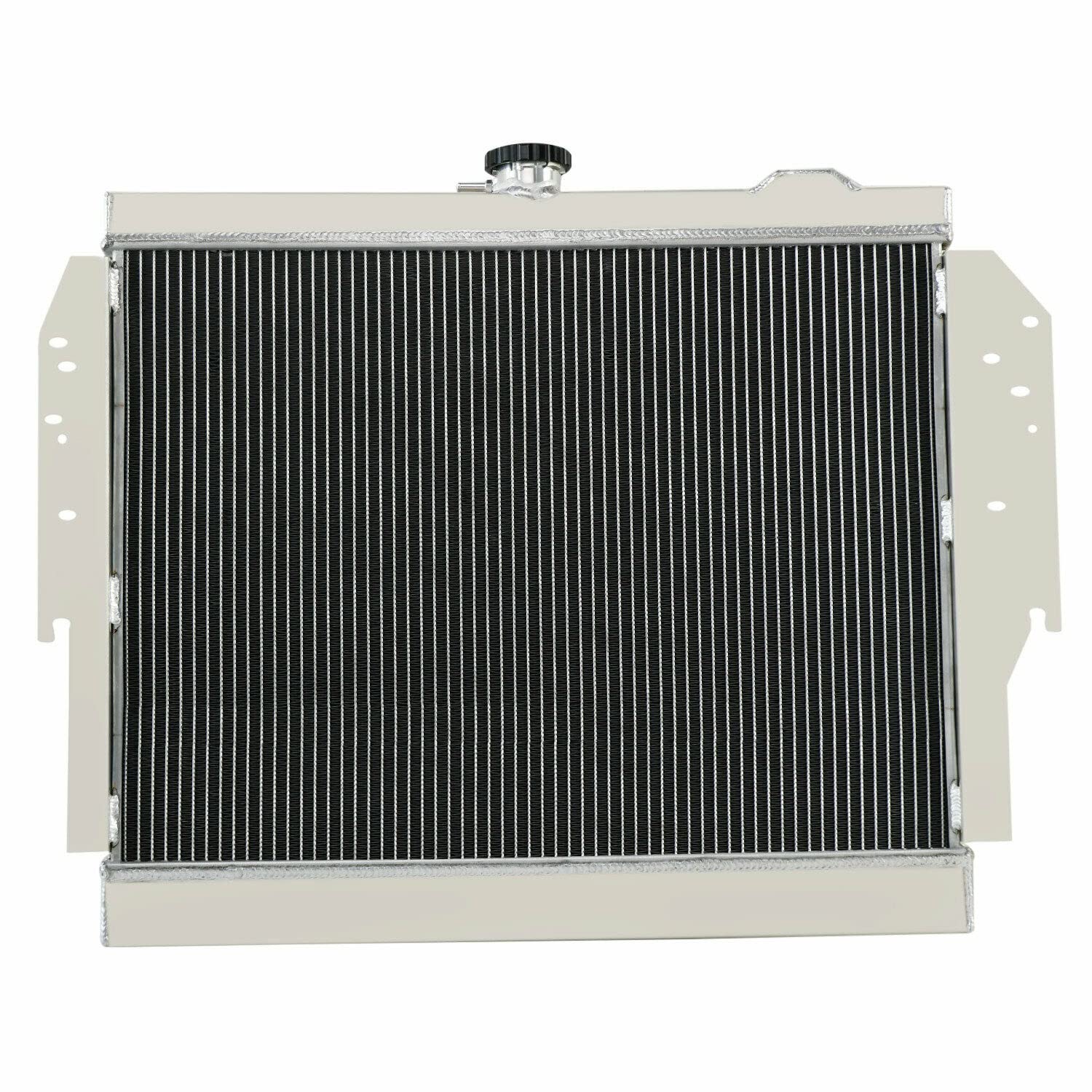 ALLOYWORKS 3-Row Aluminum Radiator with Shroud Fan & Relay Kit for 1979-1993 Dodge D/W Series 100-450 & Ramcharger | 5.2L 5.9L V8 Engine | Heavy-Duty Cooling Upgrade for Off-Road & Towing