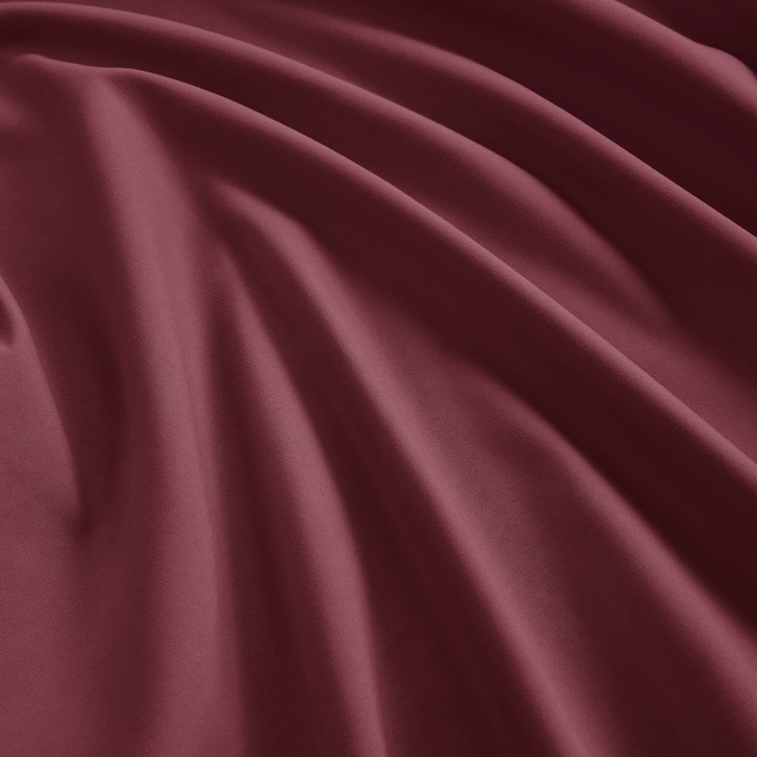 Empyrean Bedding Royal Pillowcases - Queen Size Set of 2 - Ruby Wine (Burgundy) - Luxury 100% Cotton Pillow Covers for Bedroom Decor, Hotel Style, Gift Idea