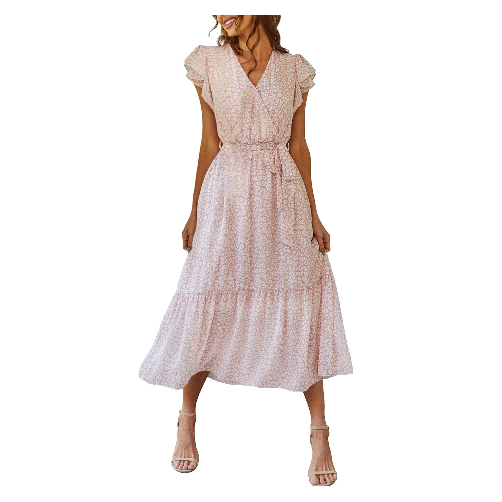Women's Summer Maxi Dresses - Sleeveless Beach Dress with Side Slit, Breathable Linen Long Maxi Dress for Vacation, Pool Party & Outdoor Date Night