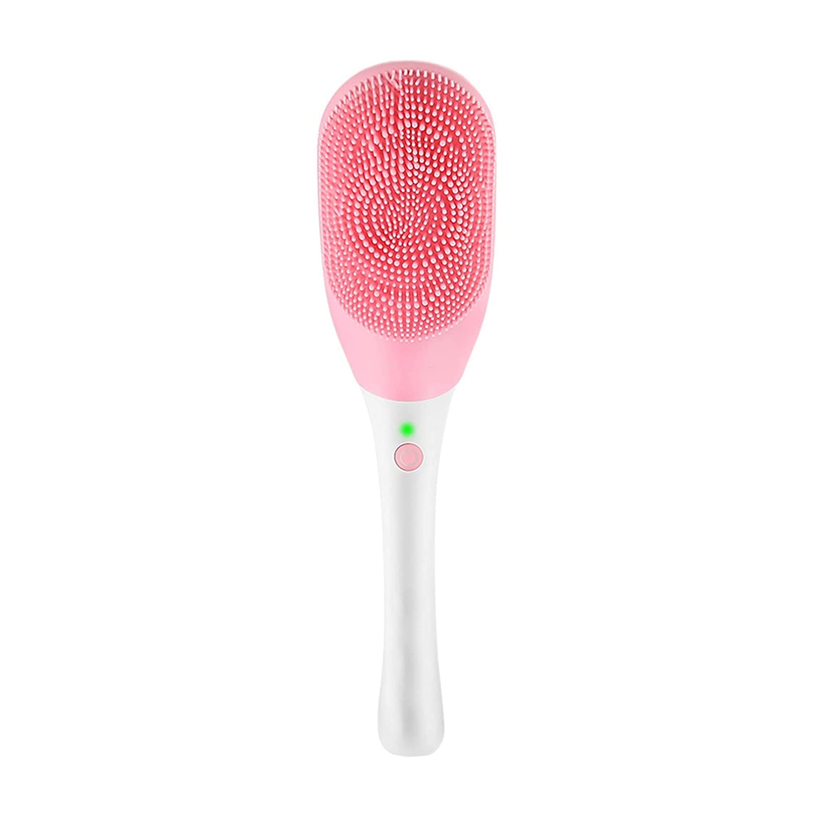 Zinhsq Electric Shower Brush with USB Charging - Long Handle Waterproof Exfoliating Body Brush for Deep Cleansing & Massage - Improves Circulation - Perfect for Back Scrubbing, Foot Care & Spa Relaxation at Home