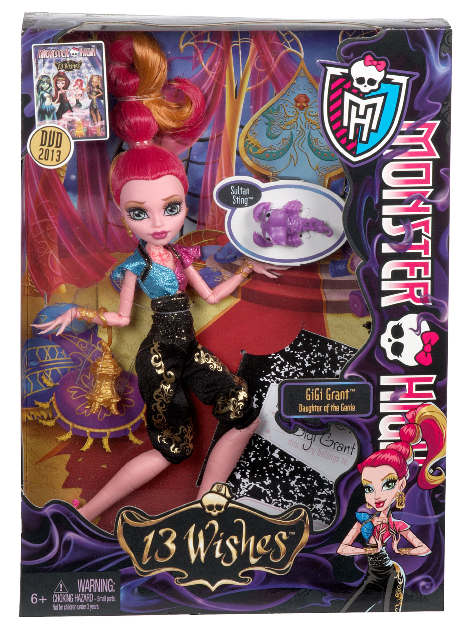 Monster High 13 Wishes Gigi Grant Fashion Doll - Collectible Toy for Kids & Fans | Perfect for Birthday Gifts, Halloween Costumes & Doll Collections