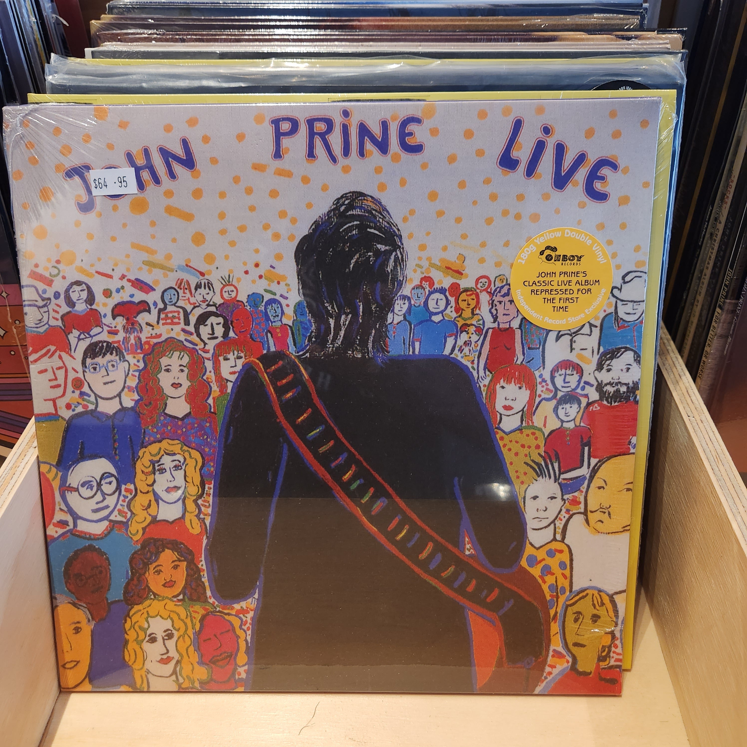 John Prine Live - Limited Edition Vinyl LP Record | Authentic Concert Performance | Perfect for Music Collectors & Vinyl Enthusiasts | Great for Home Listening, Gifts & Music Room Decor