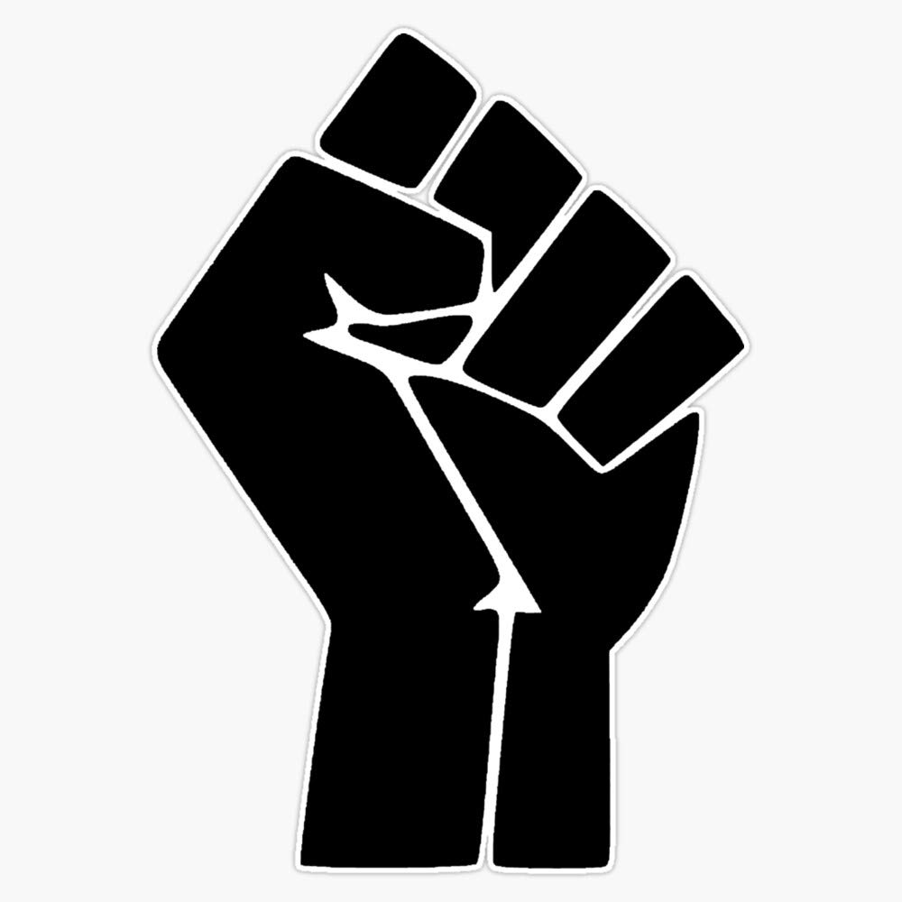 Black Lives Matter Symbol Vinyl Sticker - Waterproof 5 Inch Bumper Decal for Cars, Laptops & Windows - Show Support for Social Justice Movements