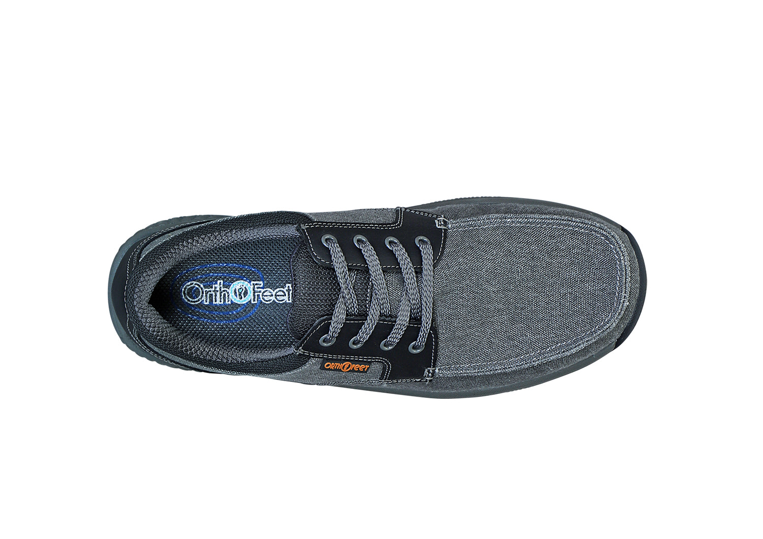 Porto Canvas Athletic Shoes for Men & Women - Lightweight Comfortable Sneakers in Gray for Running, Walking & Casual Wear
