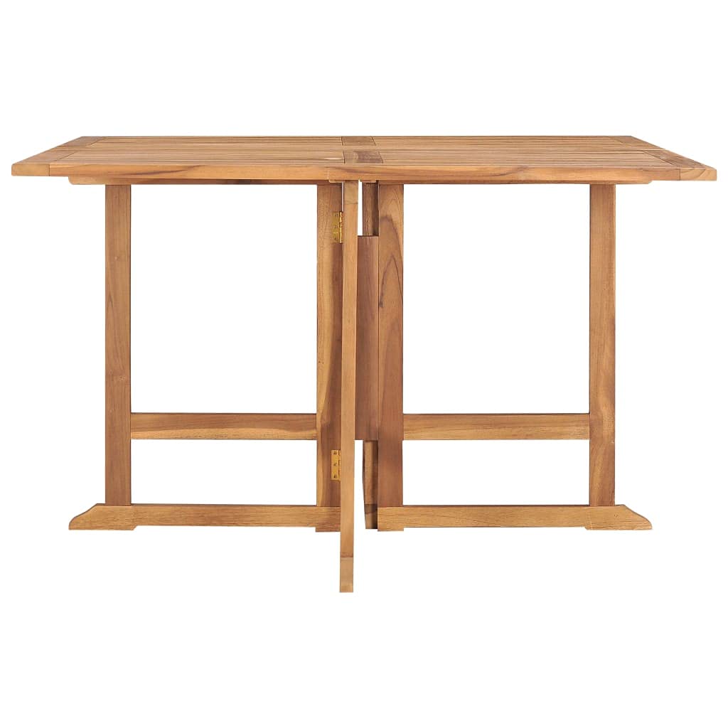 Folding Teak Wood Outdoor Dining Table 47.2