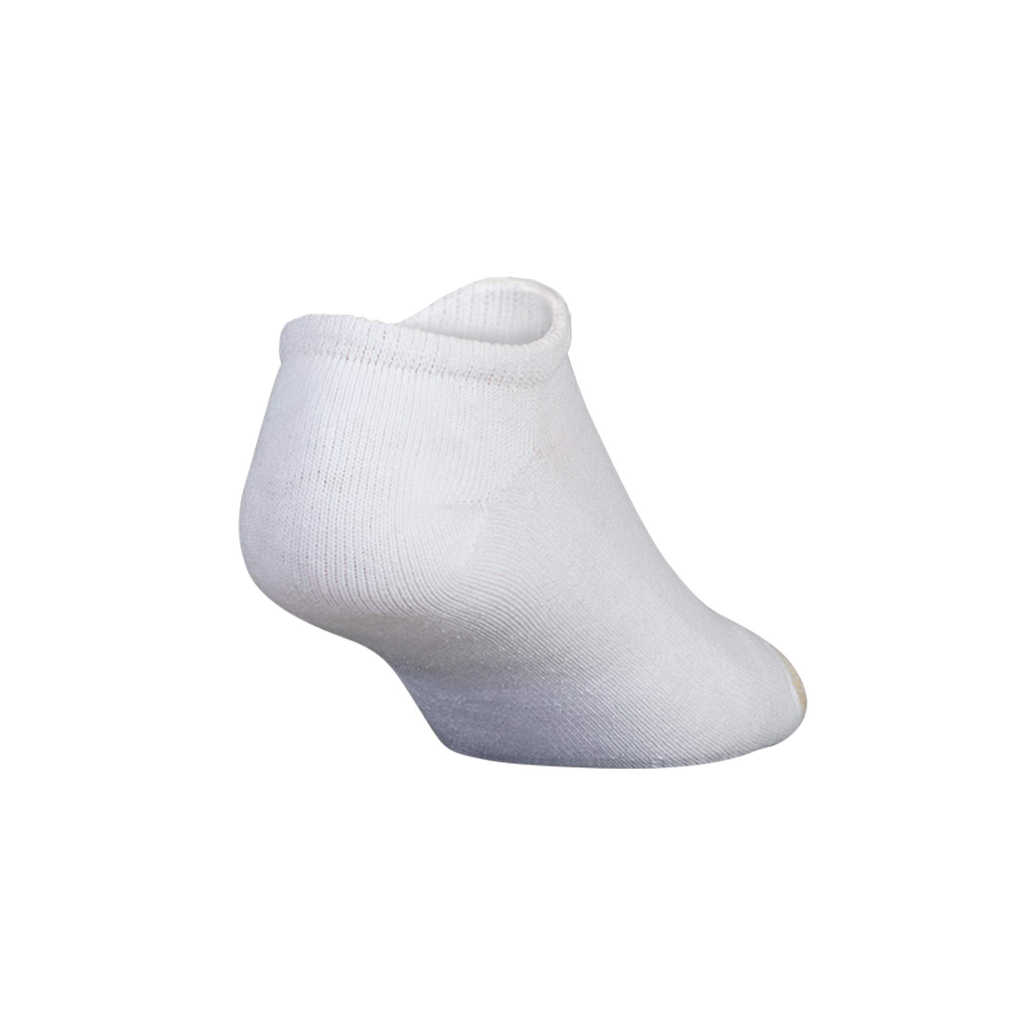 GOLDTOE Men's 656F Breathable Cotton No Show Athletic Socks 6-Pack - Comfortable Low Cut Invisible Socks for Running, Gym & Casual Wear