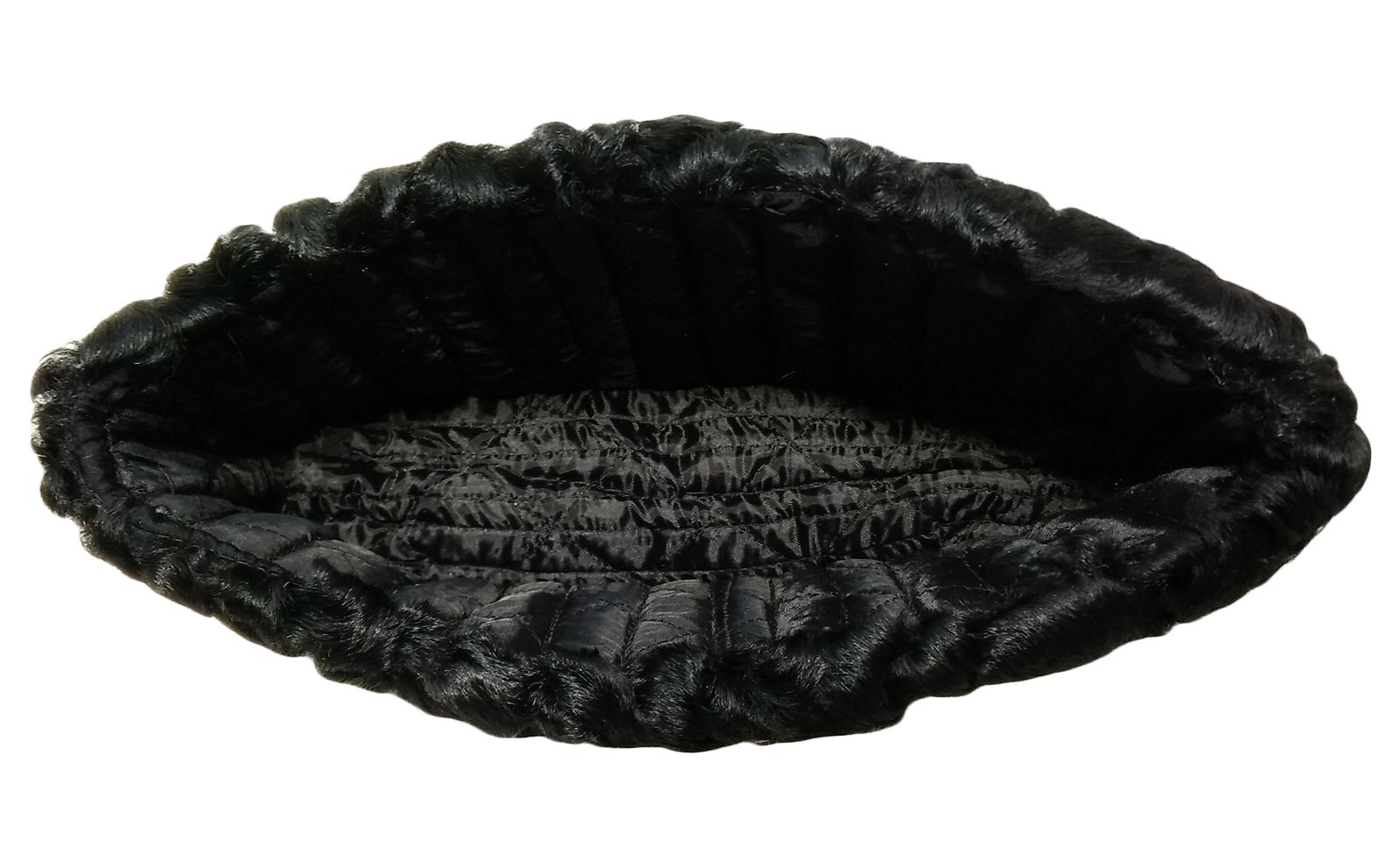 Premium Men's Karakul Diplomat Winter Hat - Genuine Wool Fur Trapper Hat for Extreme Cold Weather - Perfect for Skiing, Snowboarding & Outdoor Winter Adventures