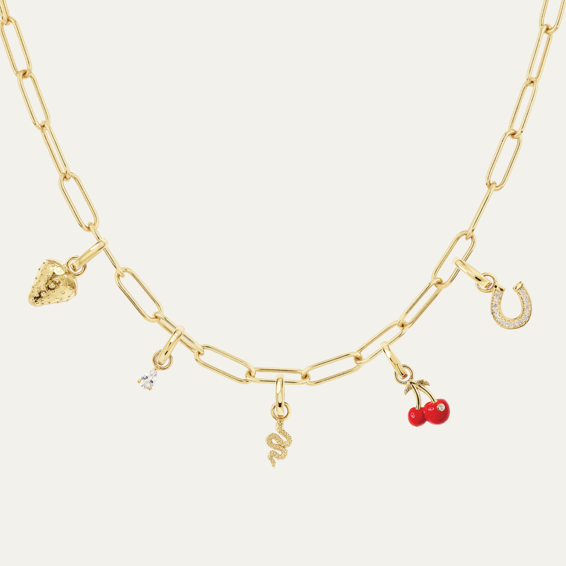 Custom Charm Necklace Builder - Personalized Jewelry for Women & Girls - Perfect for Birthdays, Anniversaries & Gifts