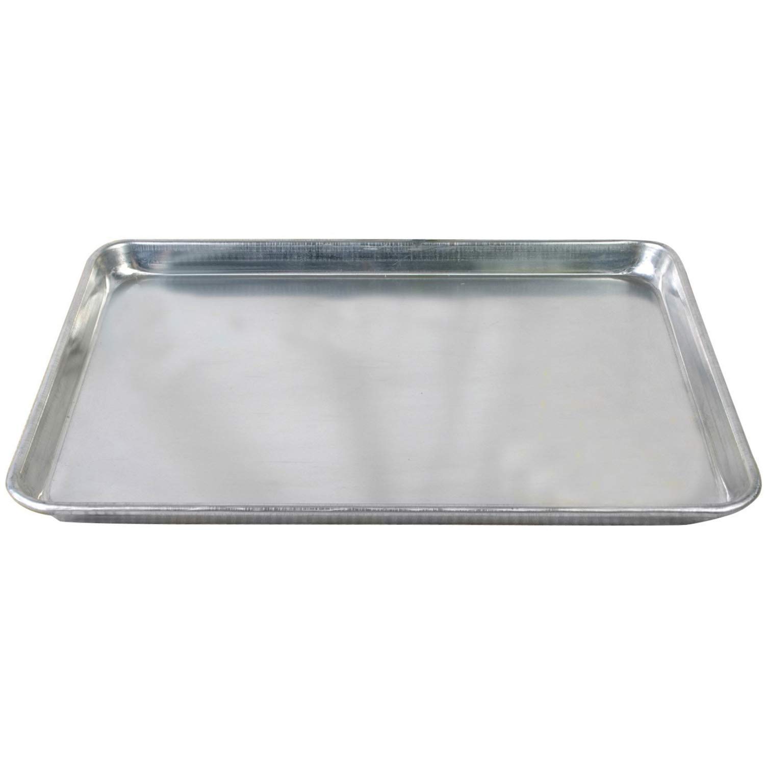 Tiger Chef 12-Pack Commercial Aluminum Sheet Pans - 1/4 Size 9.5x13 Inch NSF Approved 19 Gauge Baking Sheets for Cakes, Cookies & Pastries - Perfect for Bakeries, Restaurants & Home Baking
