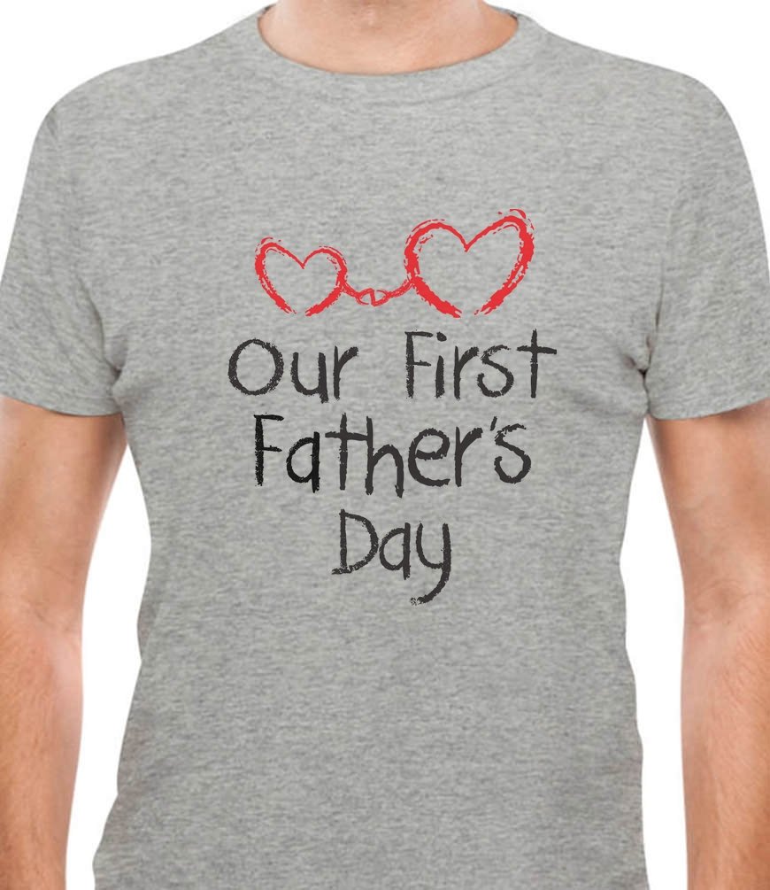 Best First Father's Day Shirt Gifts for Dad - Cute Baby Boy & Girl Daddy T-Shirts for Men | Perfect for New Dads, Father's Day Celebrations & Family Photos