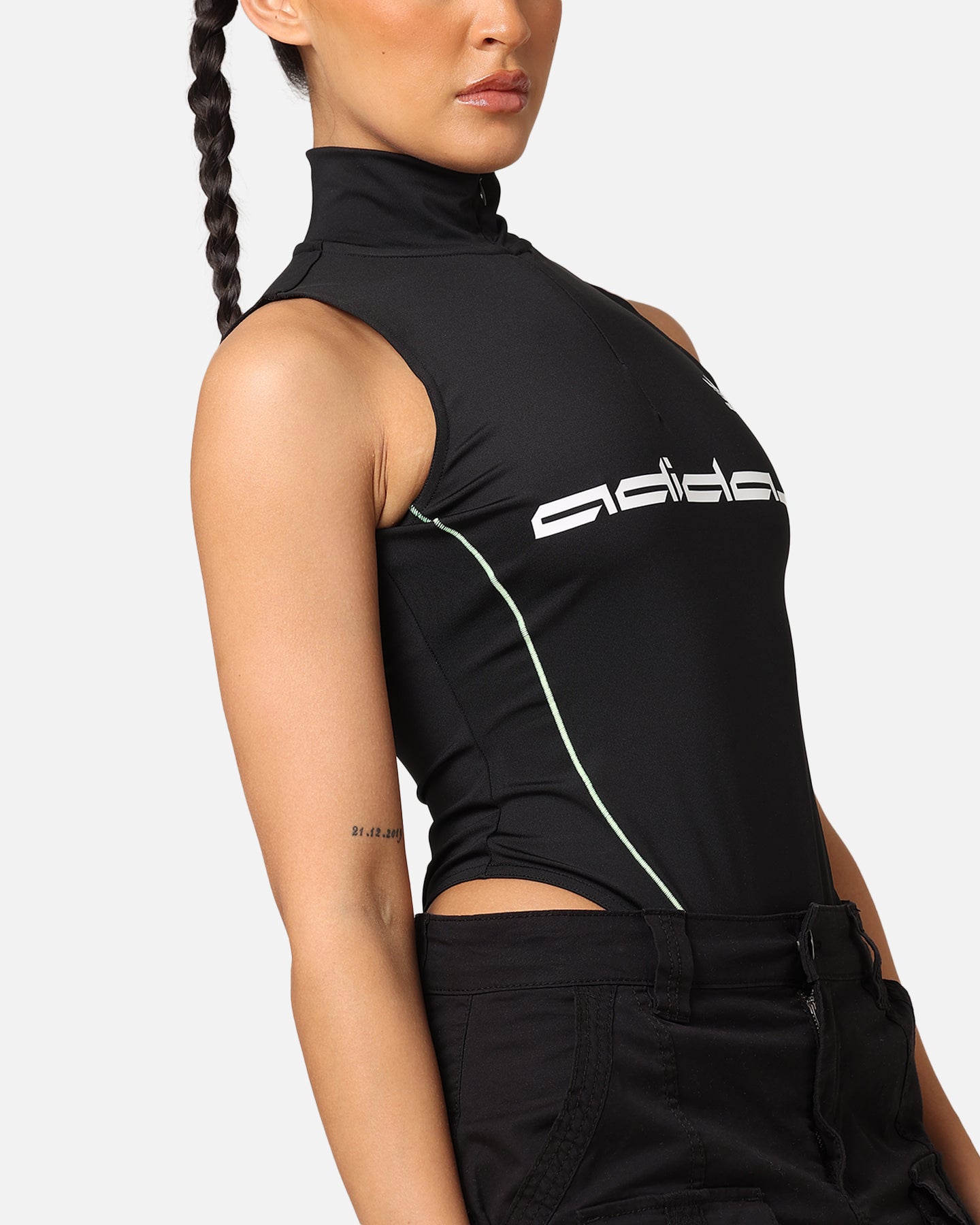 Adidas Women's FR Bodysuit Black - Comfortable Workout & Yoga Bodysuit for Women - Perfect for Gym, Running & Activewear
