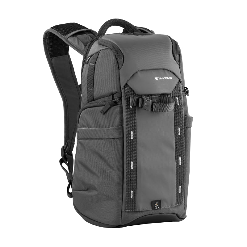 VEO S41 Gray Camera Backpack with USB Charging Port & Side Access - Waterproof DSLR/SLR/Mirrorless Camera Bag for Travel & Outdoor Photography