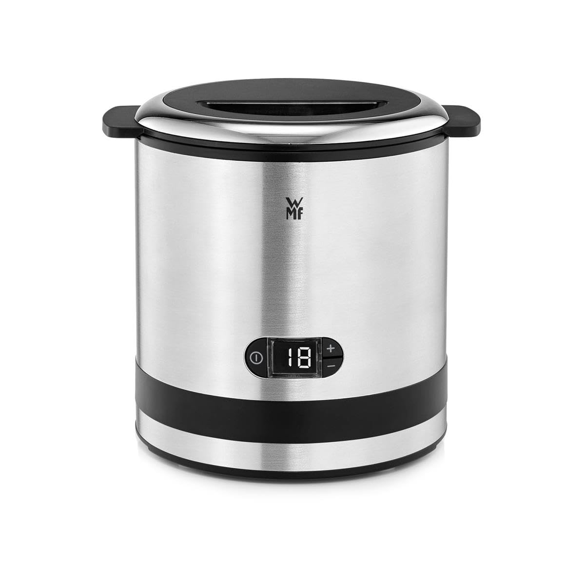 WMF 3-in-1 Ice Cream Maker Machine with 1.5L Capacity, Stainless Steel Silver (37.5 x 22 x 37.5 cm) - Perfect for Homemade Gelato, Sorbet & Frozen Yogurt | Kitchen & Party Dessert Maker