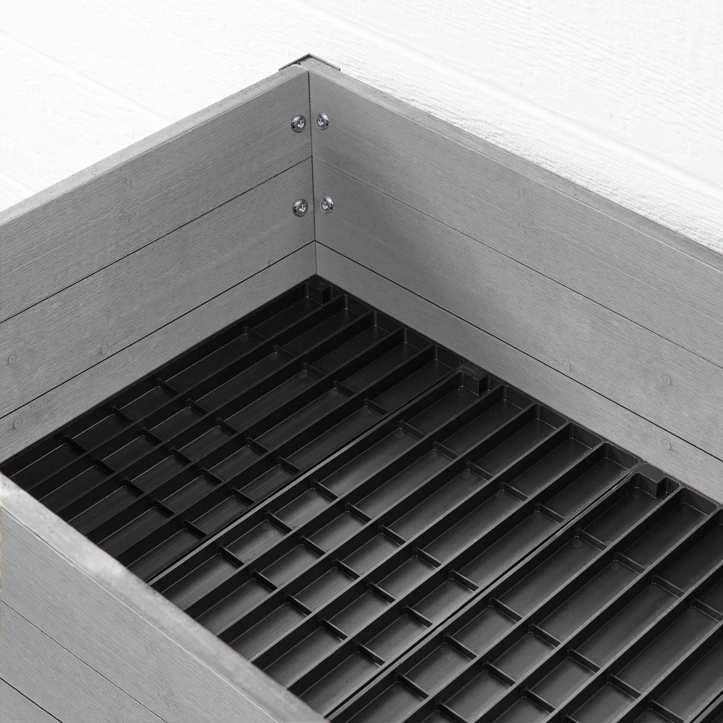 CedarCraft Elevated Spruce Planter Box 21x47x30 Inches - Raised Garden Bed for Deck, Patio, Backyard & Greenhouse - Durable Outdoor Planter Cover 21x47x24 Inches - Perfect for Growing Herbs, Vegetables & Flowers