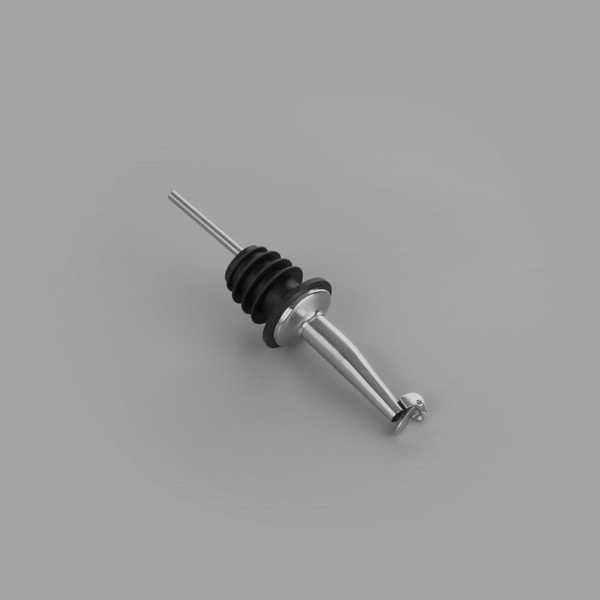 Premium Stainless Steel Liquor Pourer with Flip Cap - 10 Pack | Bar Accessories for Whiskey, Vodka & Cocktails | Drip-Free Tapered Spout for Home Bars & Restaurants
