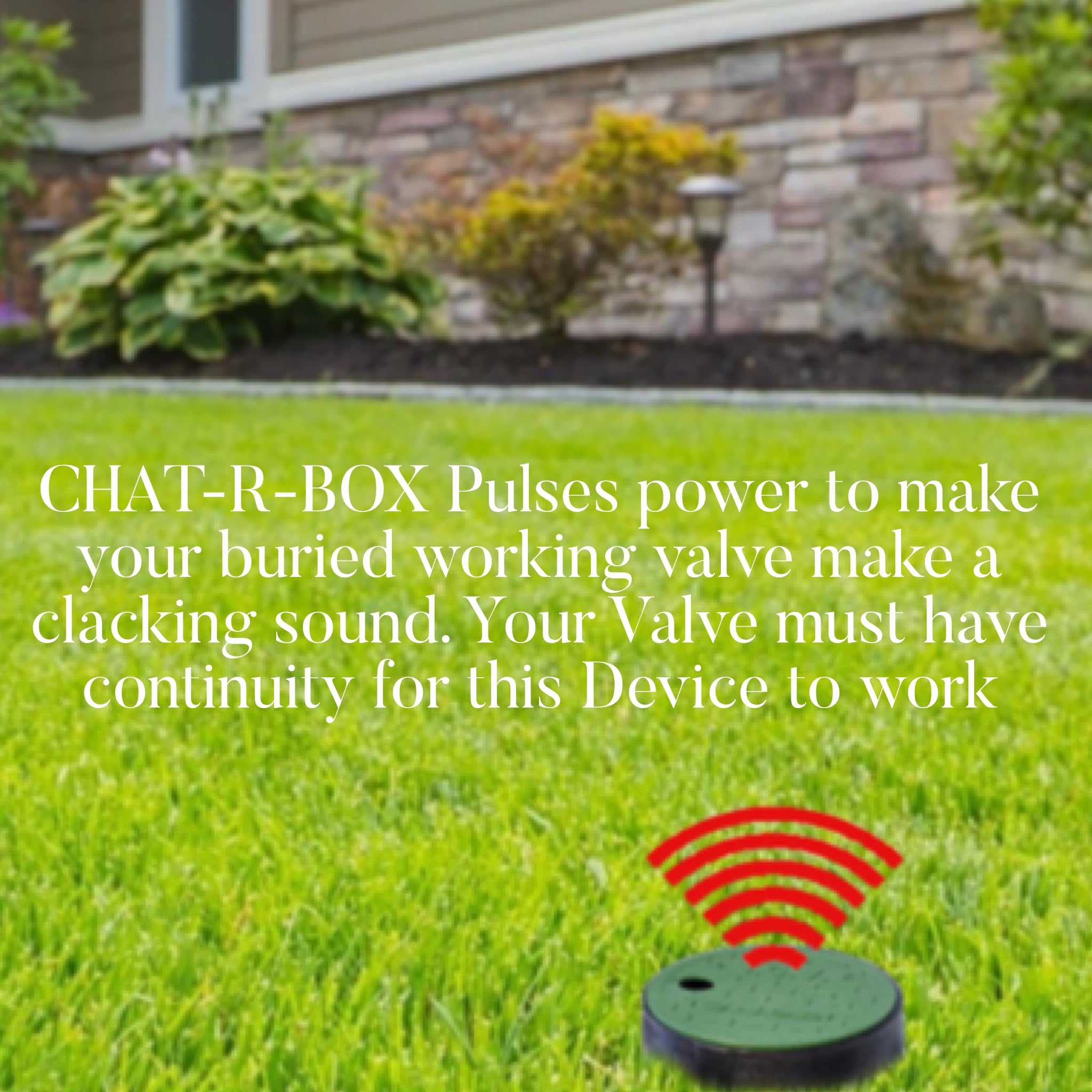Original Chat-R-Box Sprinkler Valve Locator & Irrigation Zone Finder - Clip to Clip Pro Version 2 | Easy Underground Valve Detection for Lawn & Garden Irrigation Systems