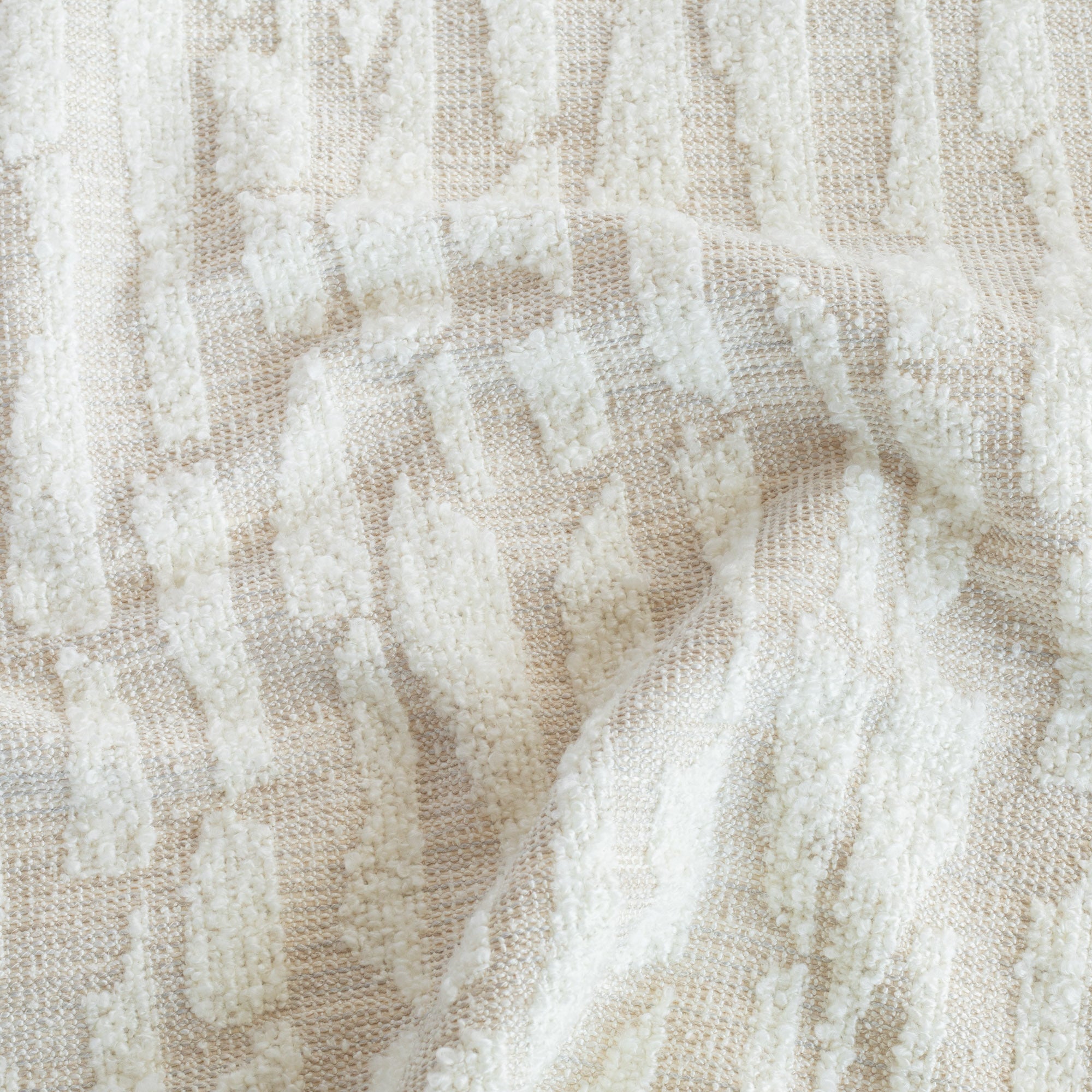Luxury Pyla Fabric with Pearl Embellishments - Elegant Home Decor & Upholstery Material for Sofas, Curtains, and Pillows