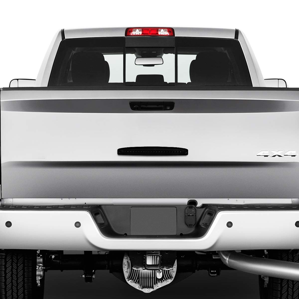 DNA Motoring TGL-DRAM03-LED-BK-SM-L Sequential LED Tailgate Light Bar - Smoked Lens Third Brake Lamp for Trucks & SUVs | Enhances Visibility & Safety During Night Driving