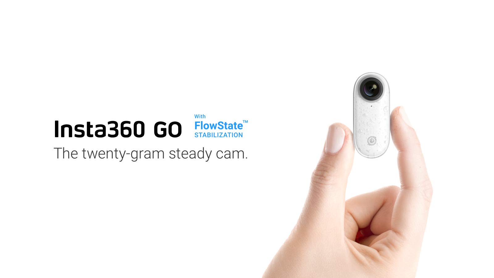Insta360 GO 2 Stabilized Sports Action Camera - 1080P HD, Hands-Free Mount, Auto Edit, Slow Motion - Perfect for Vlogging, Travel & Adventure Videos