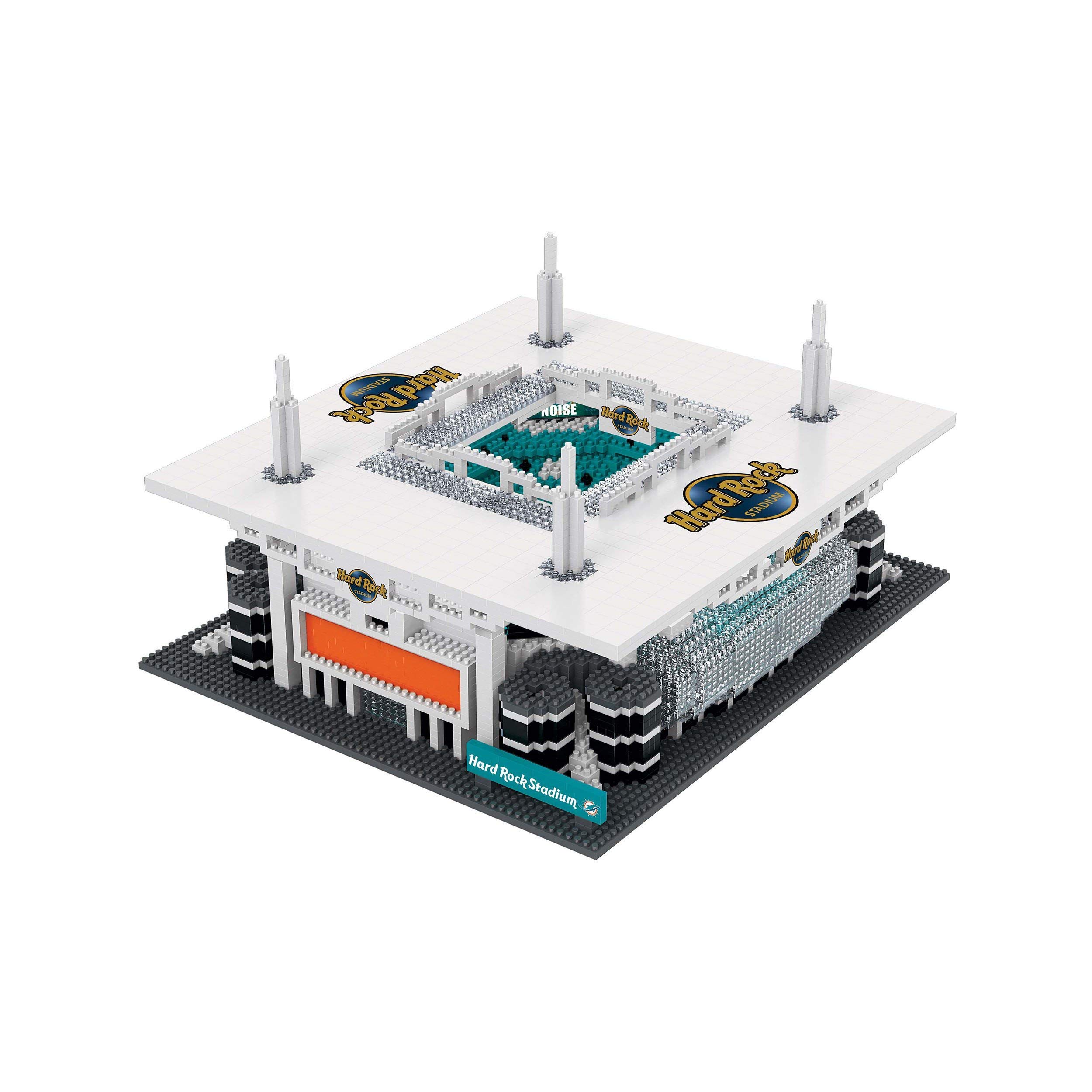 FOCO NFL 3D BRXLZ Stadium Building Blocks Set - Official Licensed Team Building Toy for Adults & Kids - Perfect for Sports Fans, Collectors & STEM Learning Activities