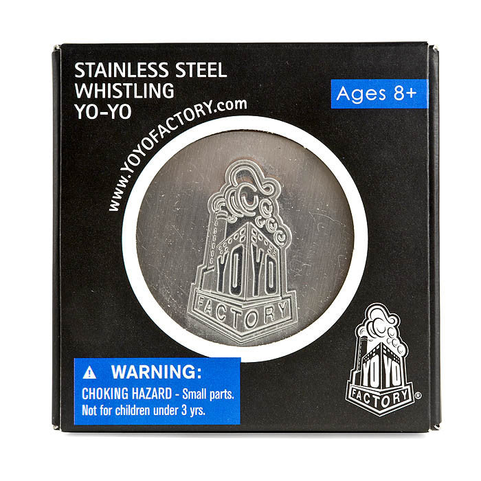 YoYoFactory Professional Stainless Steel Whistling Yo-Yo - High Performance Metal Yo-Yo for Kids & Adults - Perfect for Outdoor Play, Competitions & Stress Relief