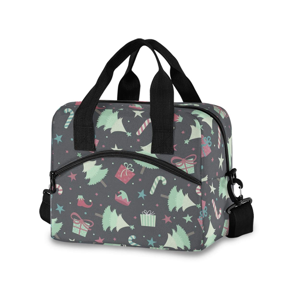 Insulated Lunch Bag for Women & Men - Large Capacity Leakproof Lunch Tote with Removable Shoulder Strap | Perfect for Work, School, Picnics & Holiday Gifts (Christmas, Thanksgiving)