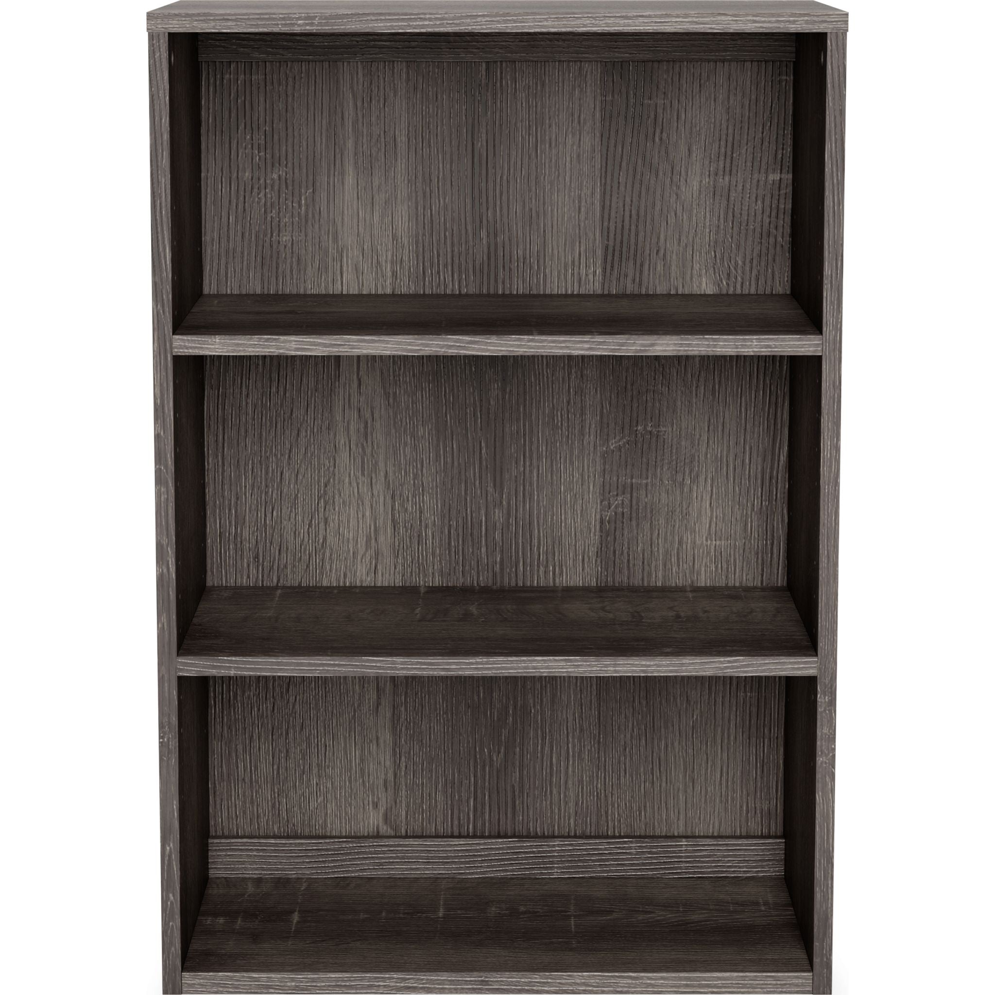 Arlenbry Medium Bookcase - 5-Shelf Storage Organizer, Modern Gray Bookshelf for Home & Office - Perfect for Living Room, Bedroom, or Study Room Organization