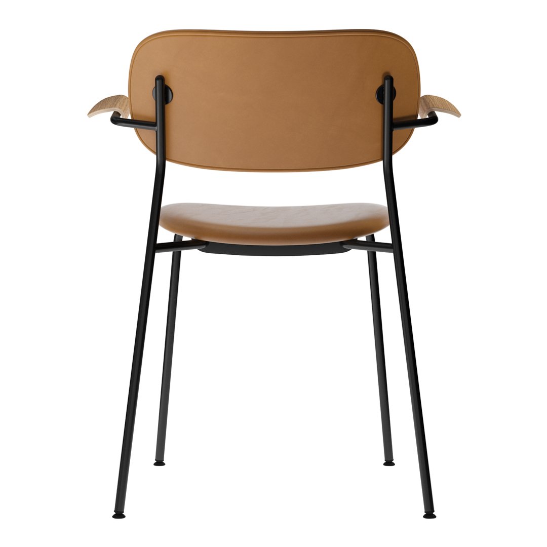 Co Dining Chair with Armrests - Fully Upholstered Modern Dining Chair for Kitchen, Dining Room & Breakfast Nook - Comfortable & Stylish Seating Solution