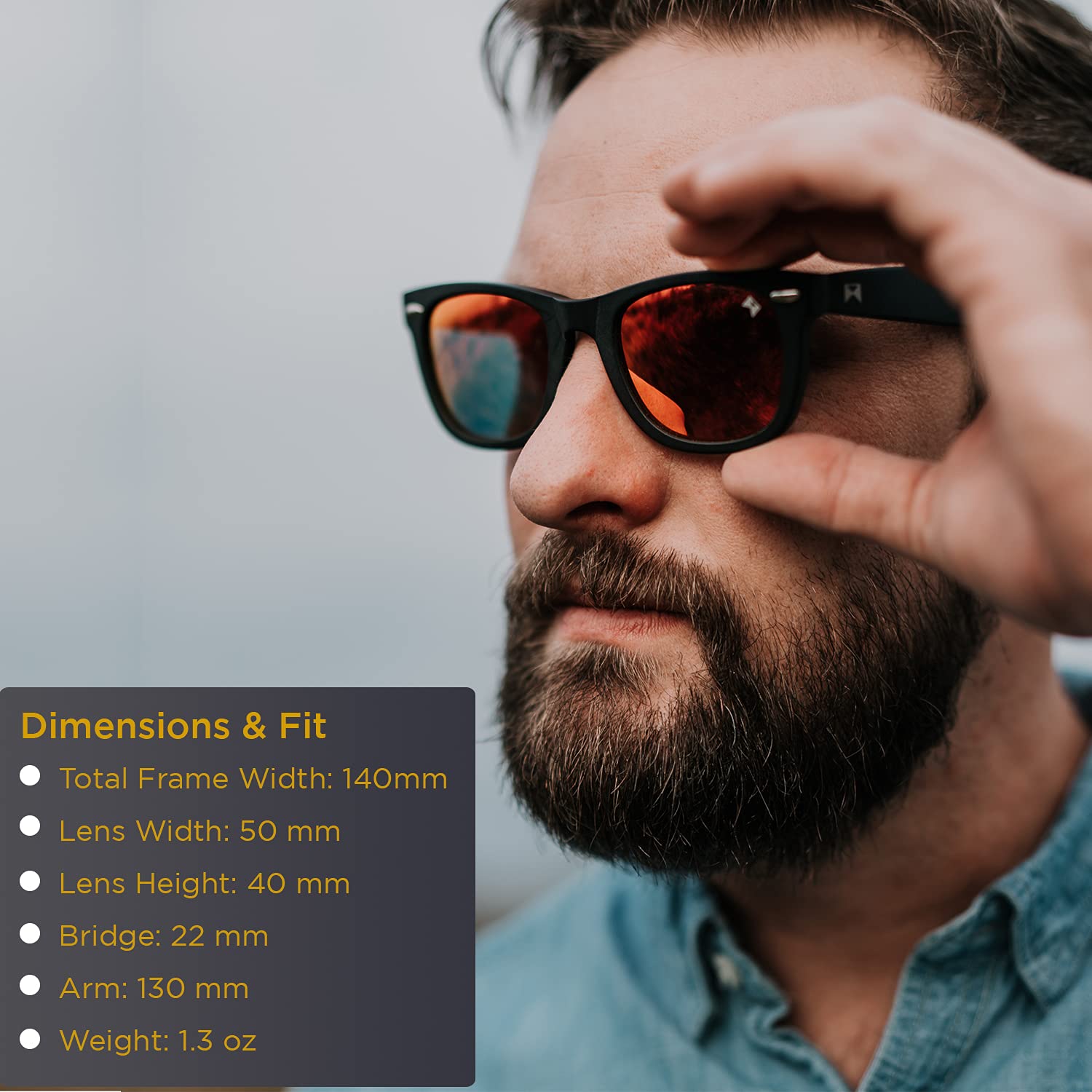 William Painter The Sloan Titanium Polarized Sunglasses for Men & Women – UV Protection, Lightweight & Durable – Perfect for Driving, Fishing & Outdoor Adventures