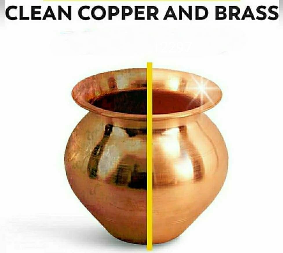 Premium Brass and Copper Cleaner - Tarnish Remover & Antique Polishing Gel - Safe for Hands & Easy to Use - 250ml Bottle - Perfect for Jewelry, Instruments, and Home Decor Restoration