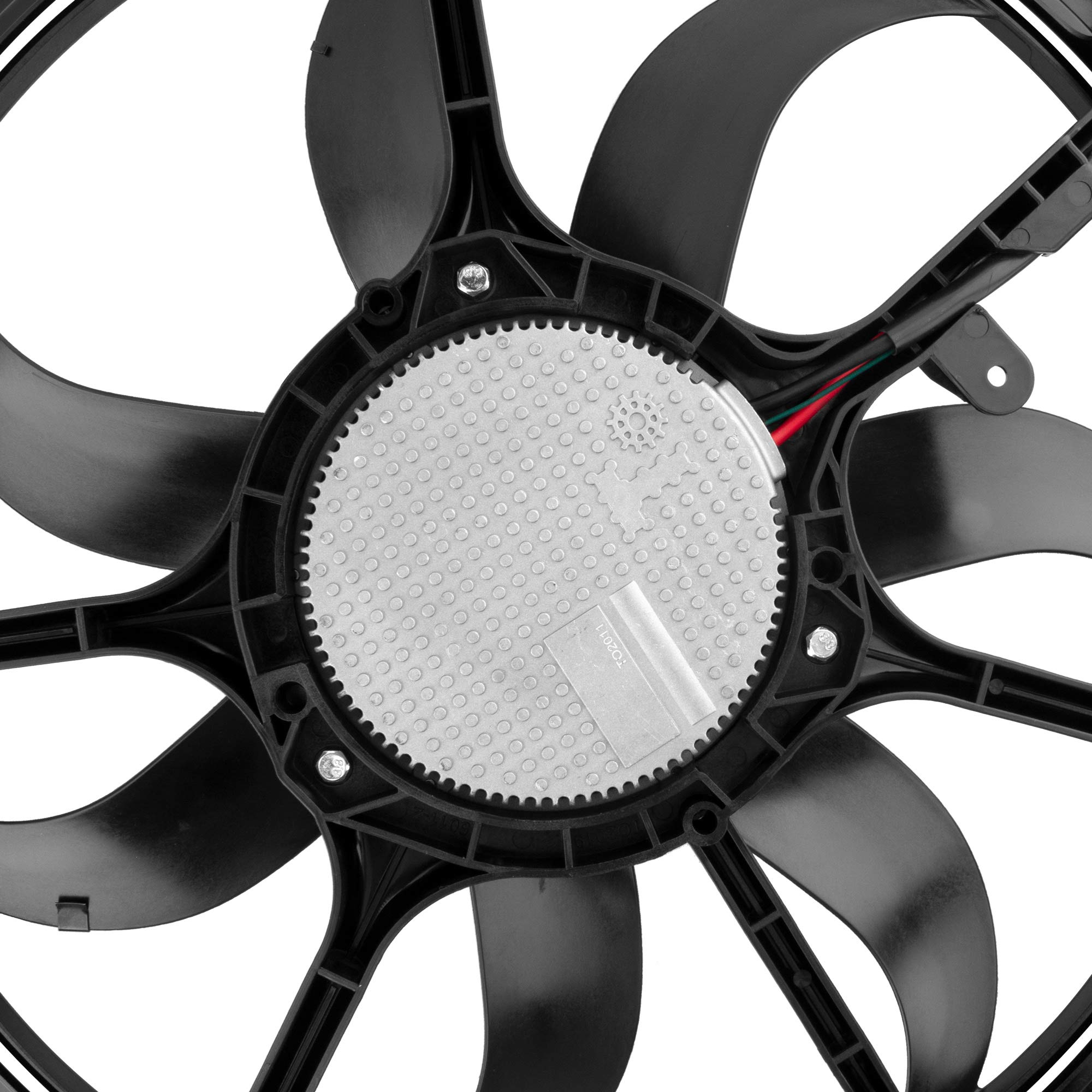 BOXI 17427533558 Engine Radiator Cooling Fan Assembly Compatible with BMW E70 X5 2007-2010 3.0L L6 & 4.8L V8 - Direct Replacement for OE# 17427598740 17428618240 - Perfect for Engine Overheating Prevention & Summer Driving