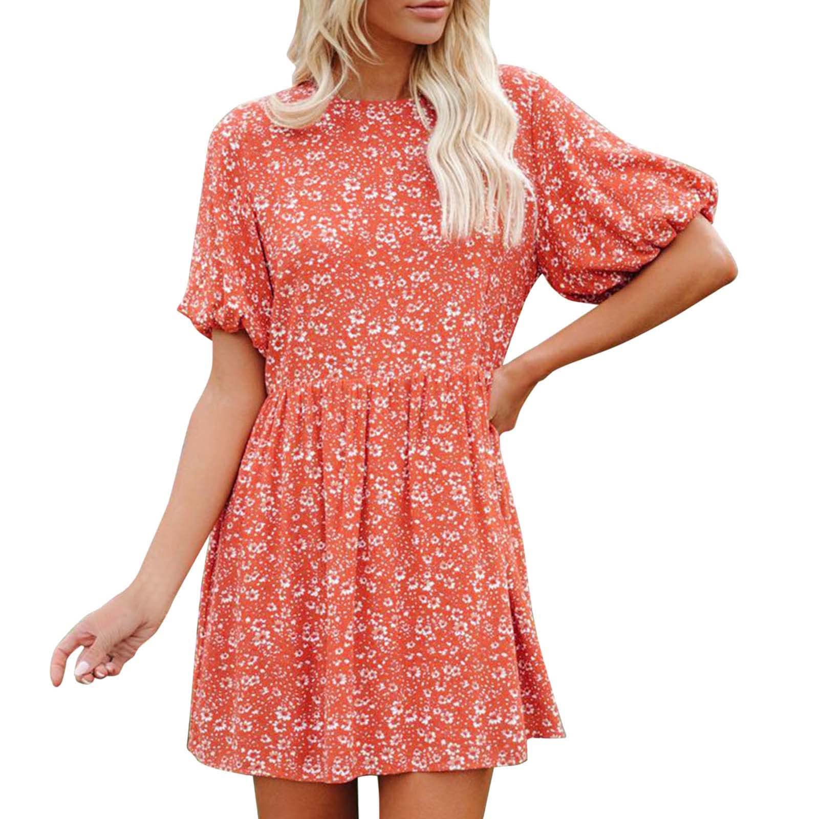 Women's Floral Print Maxi Suspender Dress - Loose Fit Midi Dress with Adjustable Straps for Casual Wear | Perfect for Summer Outfits, Beach Vacations & Boho Style Fashion