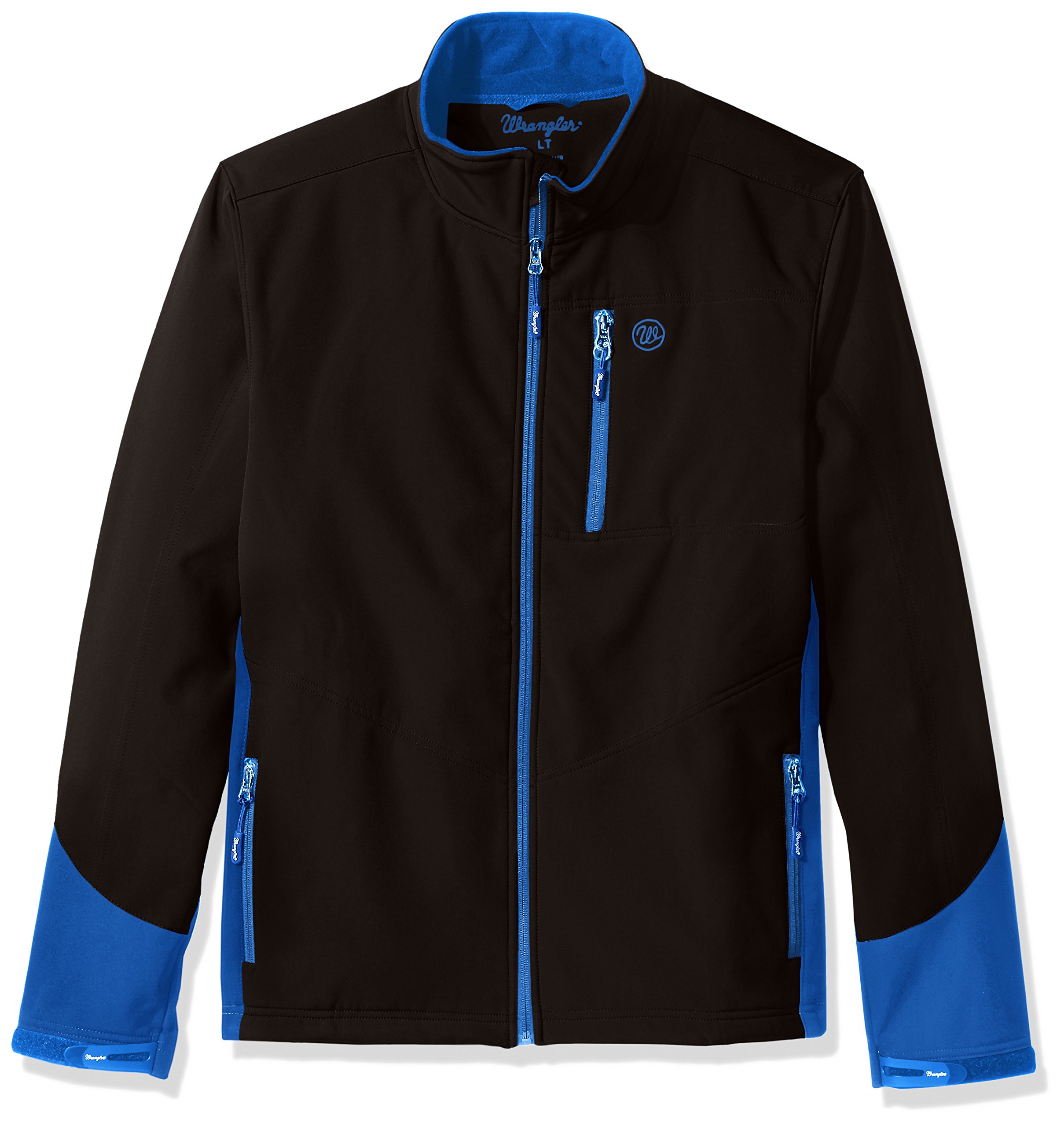 Wrangler Men's Big & Tall Trail Jacket - Waterproof Hiking Jacket for Outdoor Adventures, Black, 3XL - Perfect for Camping, Hiking & Cold Weather Protection