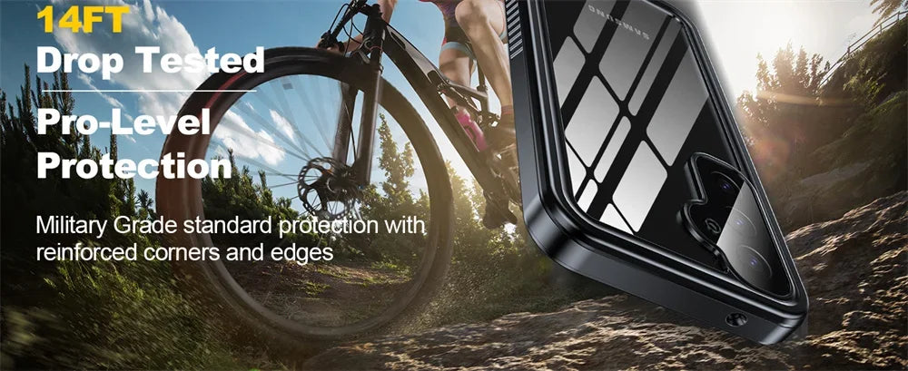 Samsung Galaxy S25 Plus Waterproof Case IP68 Certified - Underwater Protection for Swimming, Snorkeling & Beach Activities