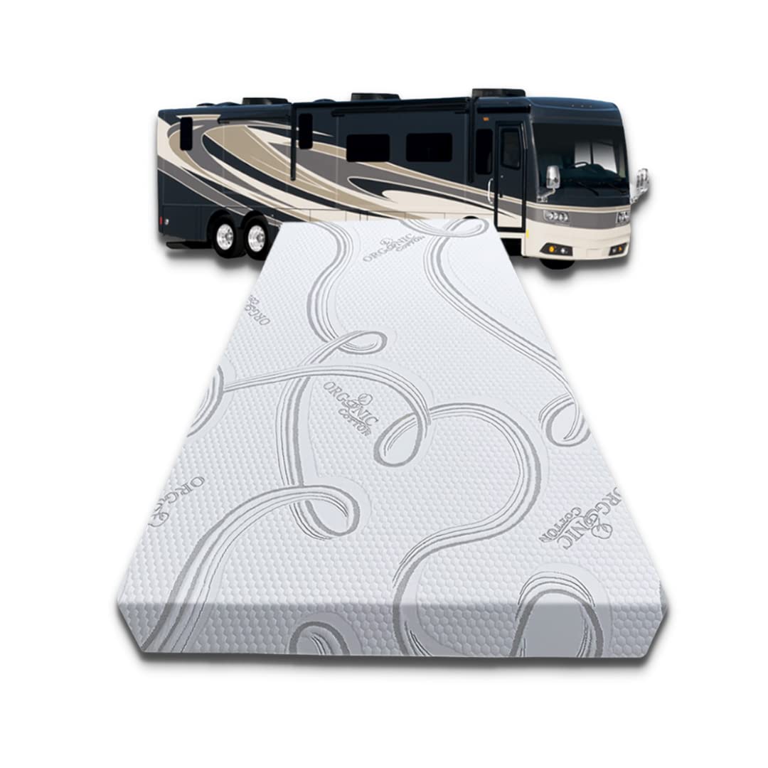 FoamRush 7-Inch Cooling Gel Memory Foam RV Mattress - 28