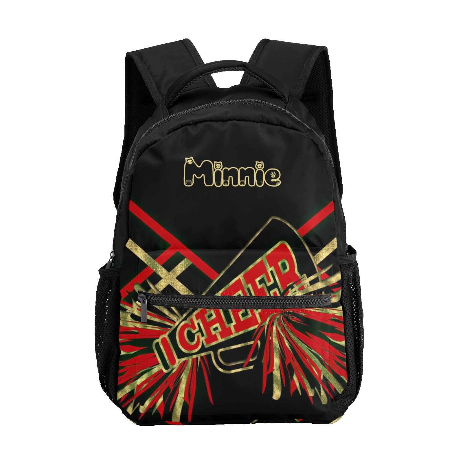 Custom Cheerleader Backpack with Name - Personalized Sports Bag for Men & Women - Perfect for Cheerleading, Gymnastics, and School Activities