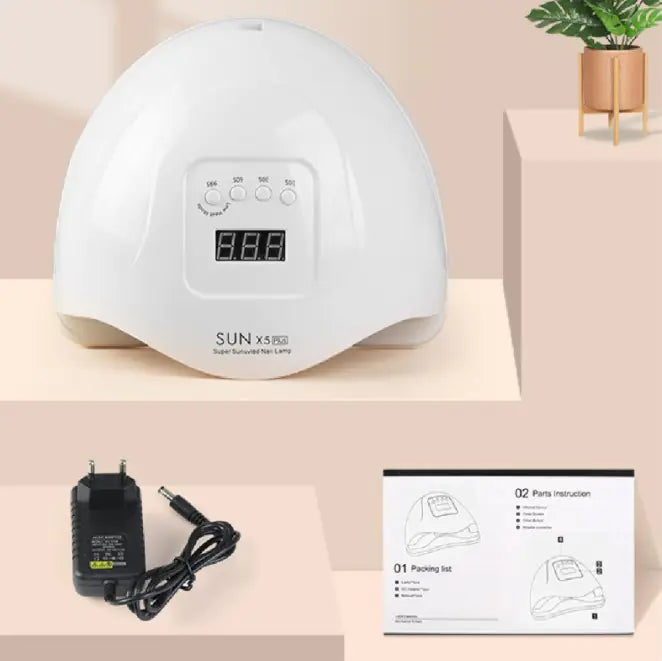 Professional UV LED Nail Lamp for Gel Polish Curing - Fast Drying, 48W Salon Manicure Light with Timer - Perfect for Home & Salon Nail Art, DIY Gel Nails, and Professional Manicures