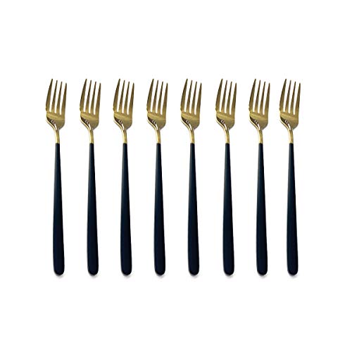Black Gold Dessert Fork 8p