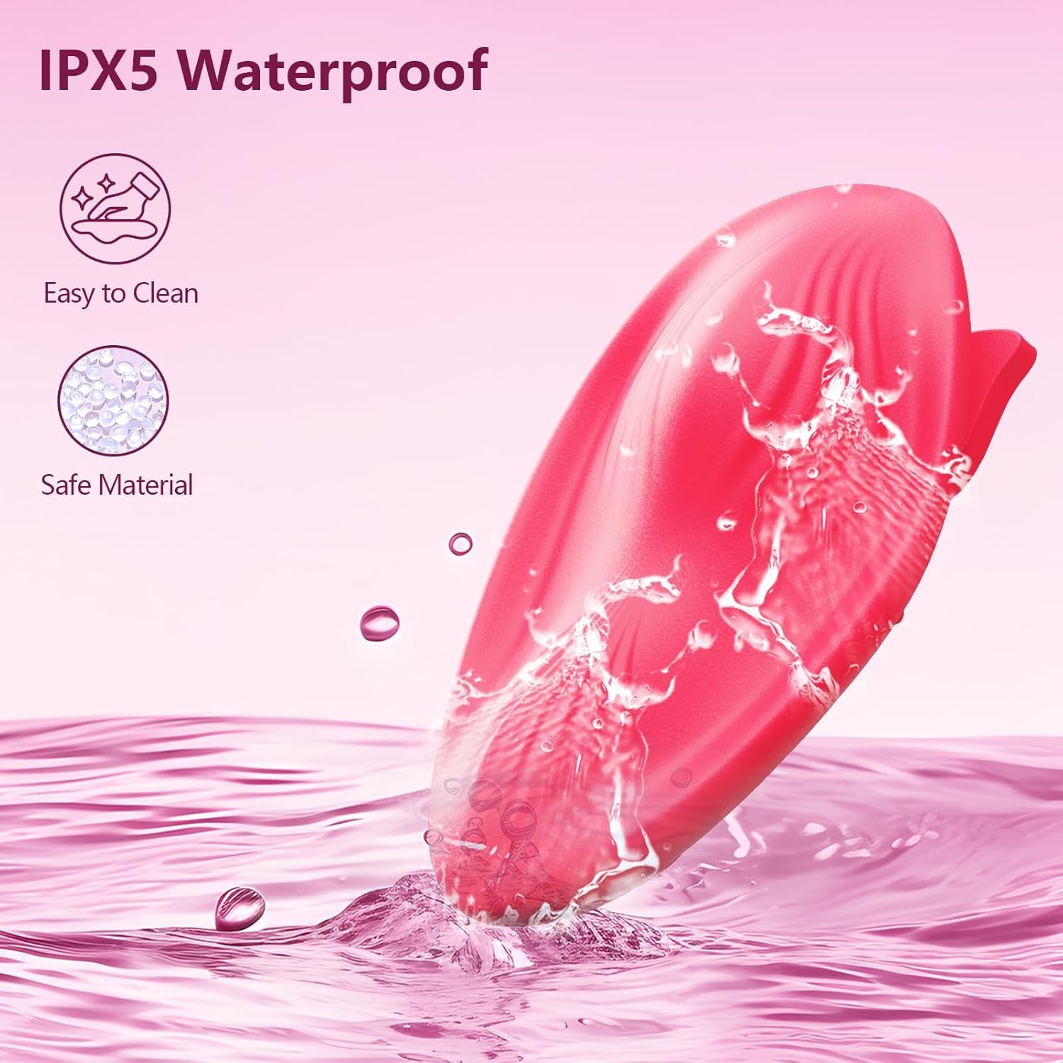 9-Speed Waterproof Rechargeable Wearable Panty Vibrator - Remote Control Butterfly Clitoral Stimulator for Women | Perfect for Couples Play & Solo Pleasure