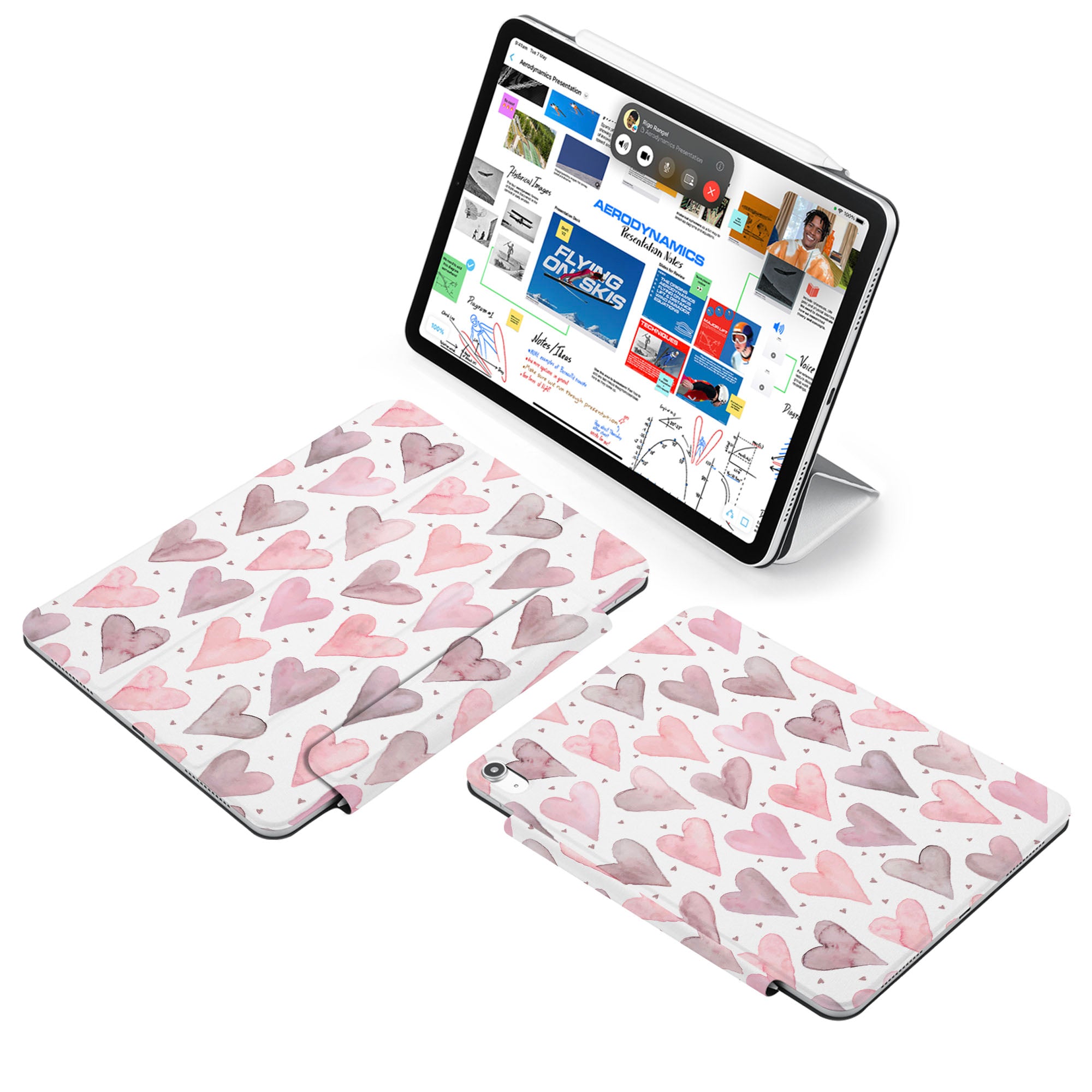 SlimFit iPad Case - Ultra Thin Lightweight Protective Cover for iPad Air/Pro - Perfect for Work, Travel & Everyday Use