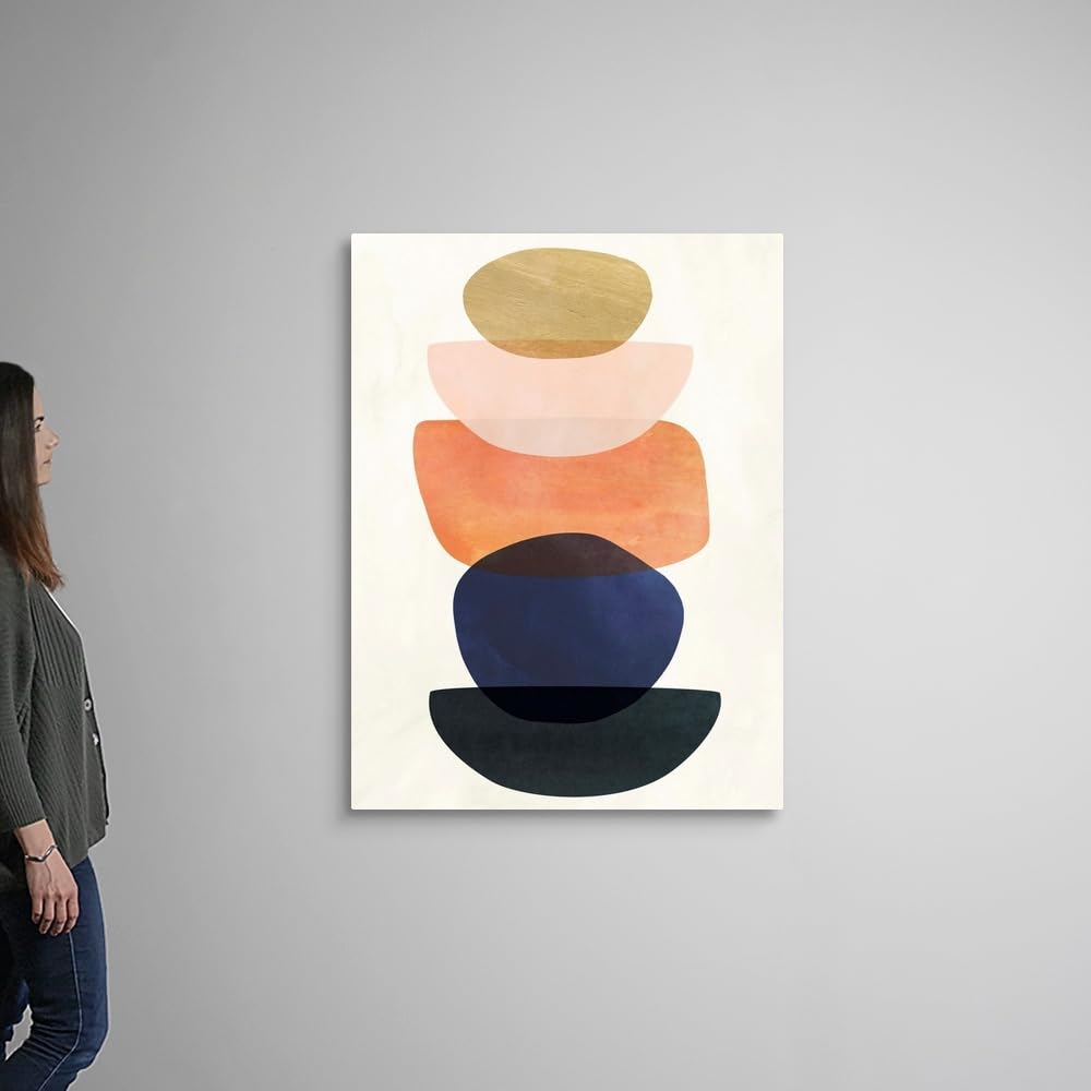 Victoria Borges Abstract Canvas Wall Art Print - Modern Contemporary Home Decor, 36x48 Inches - Perfect for Living Room, Bedroom & Office Decor