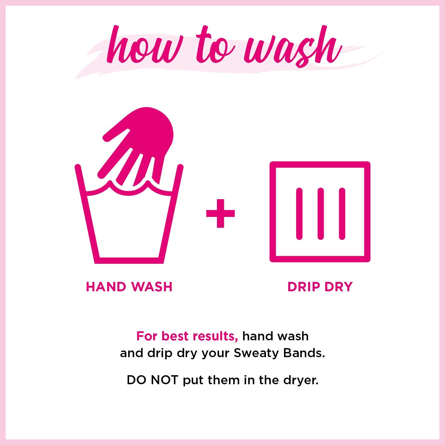 Sweaty Bands Non-Slip Velvet-Lined Headband for Women & Girls - Breathable Workout Hairband in Mermaid Hair Don't Care Pink - Perfect for Running, Yoga, Gym & Sports Activities