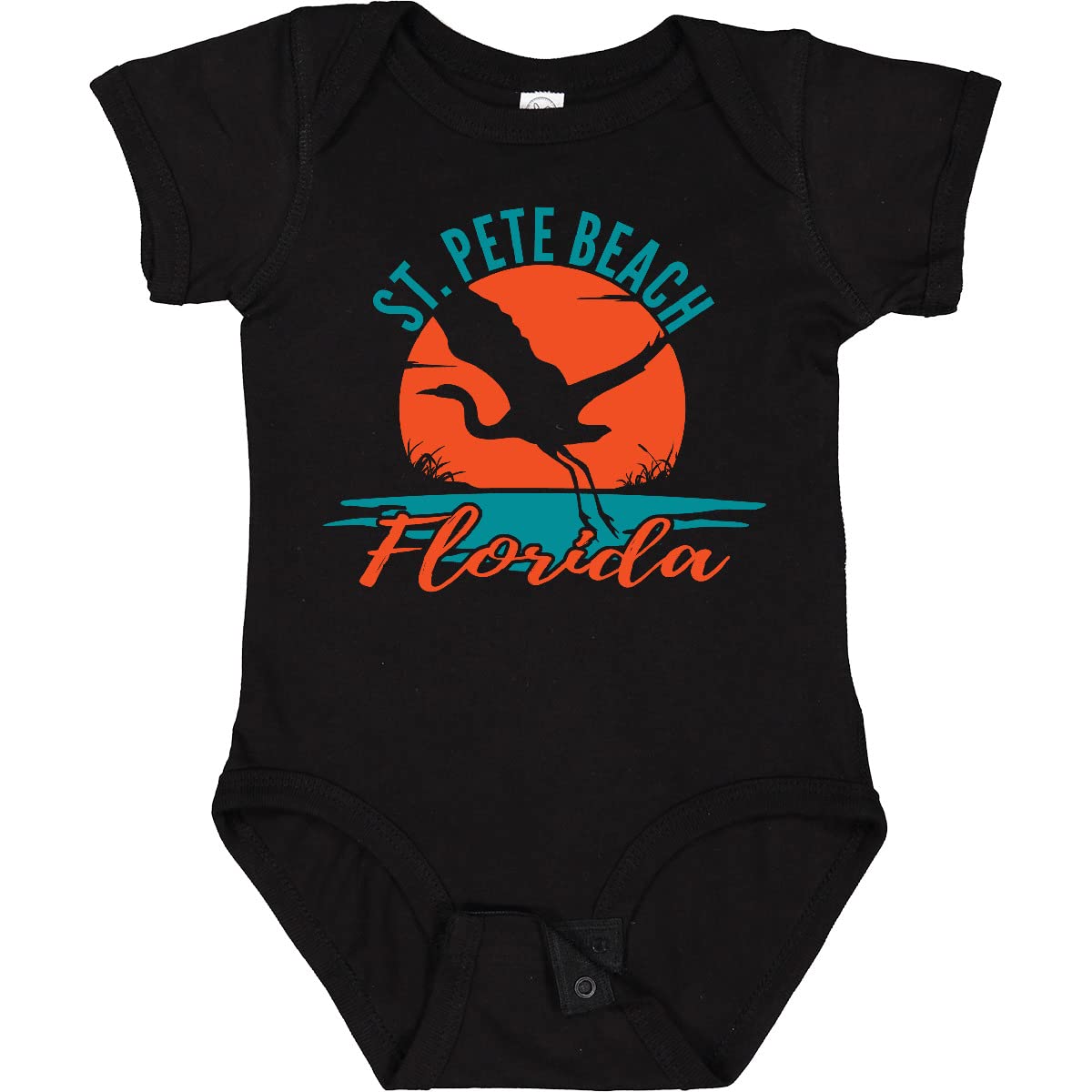 Inktastic St. Pete Beach Florida Vacation Baby Bodysuit - Cute Outfit for Beach Trips & Family Photos | Soft Cotton Infant Onesie for Boys & Girls