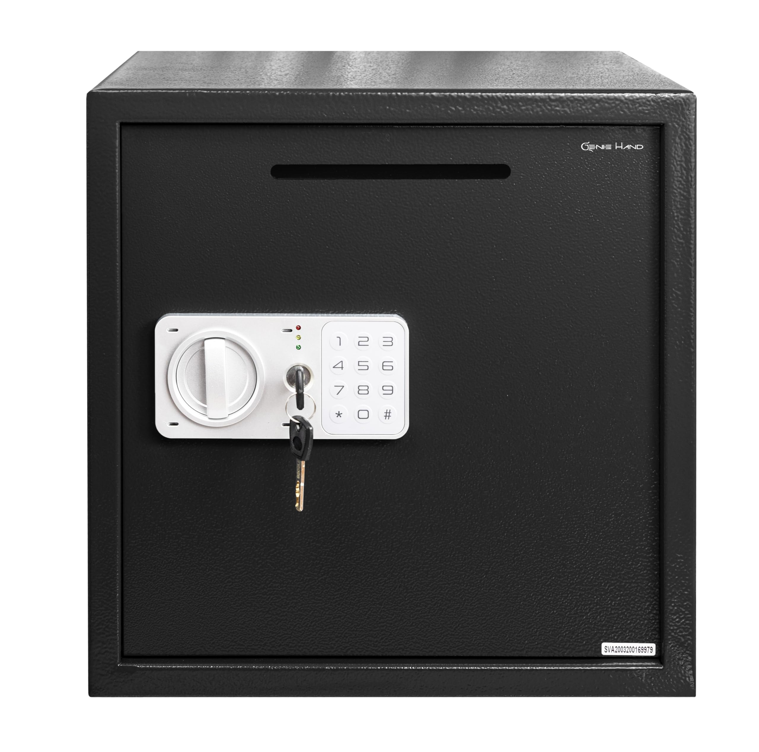 Genie Hand Time Lock Safe with Weekly/Daily Timer - B-Class Security Lock & Anti-Bounce Technology - Perfect for Home, Office, and Retail Cash Management